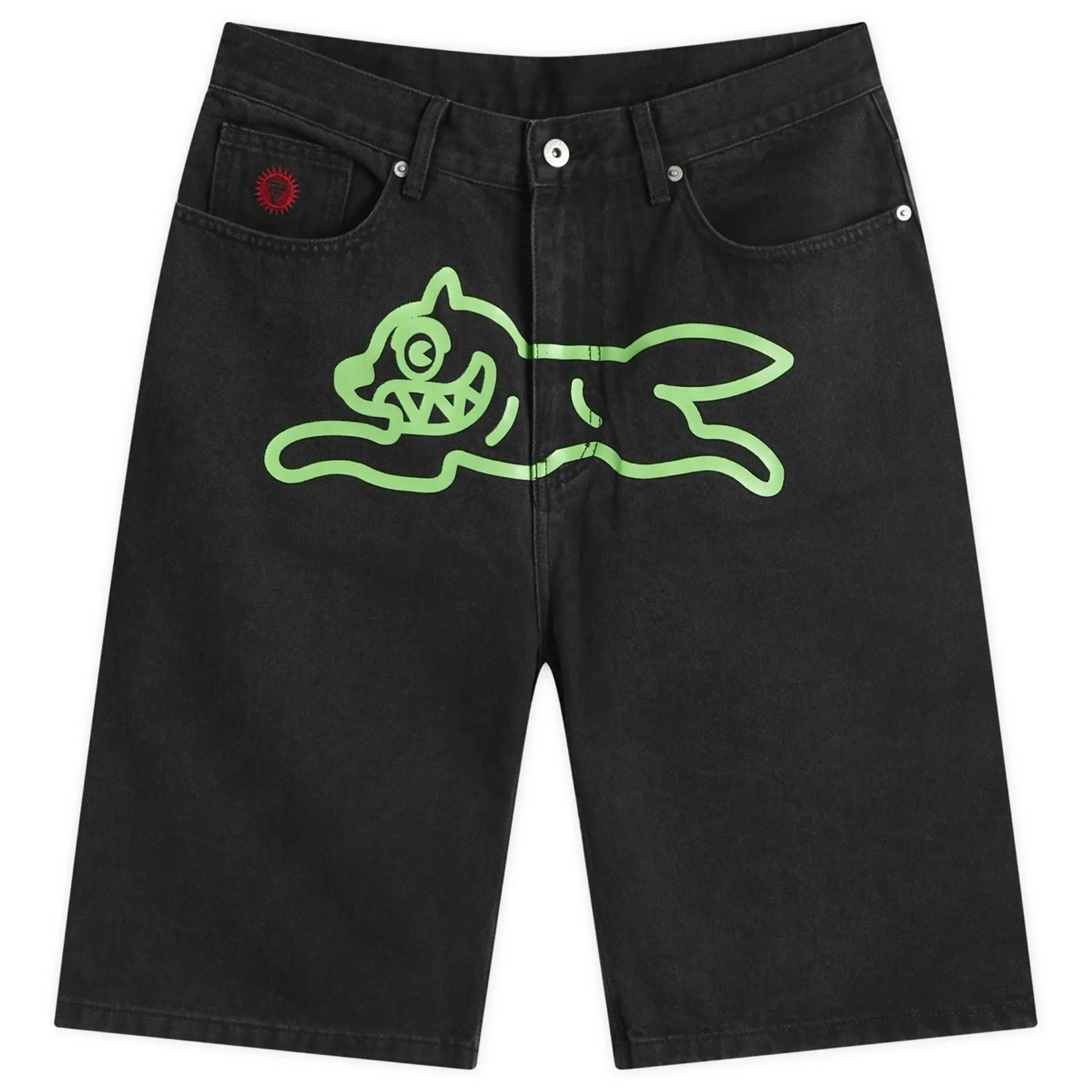 ICECREAM Running Dog Shorts - Black - Mens