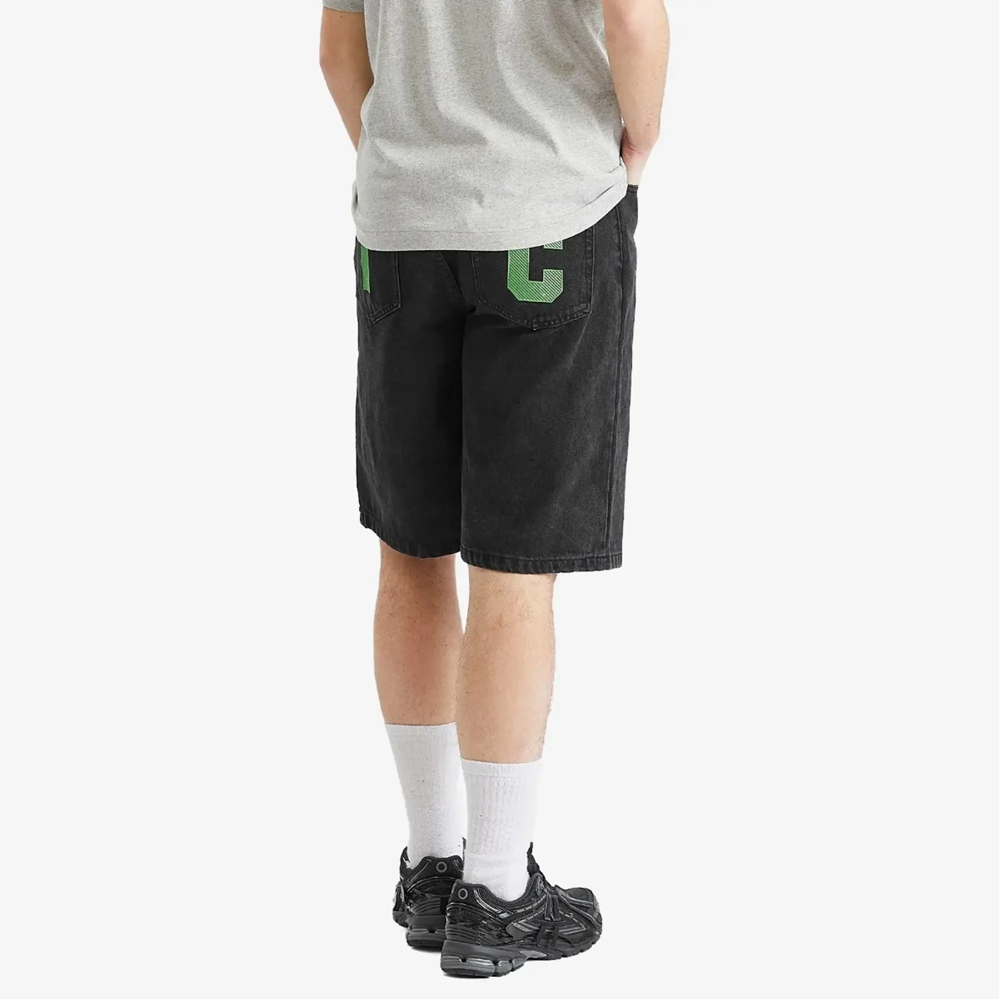 ICECREAM Running Dog Shorts - Black - Mens
