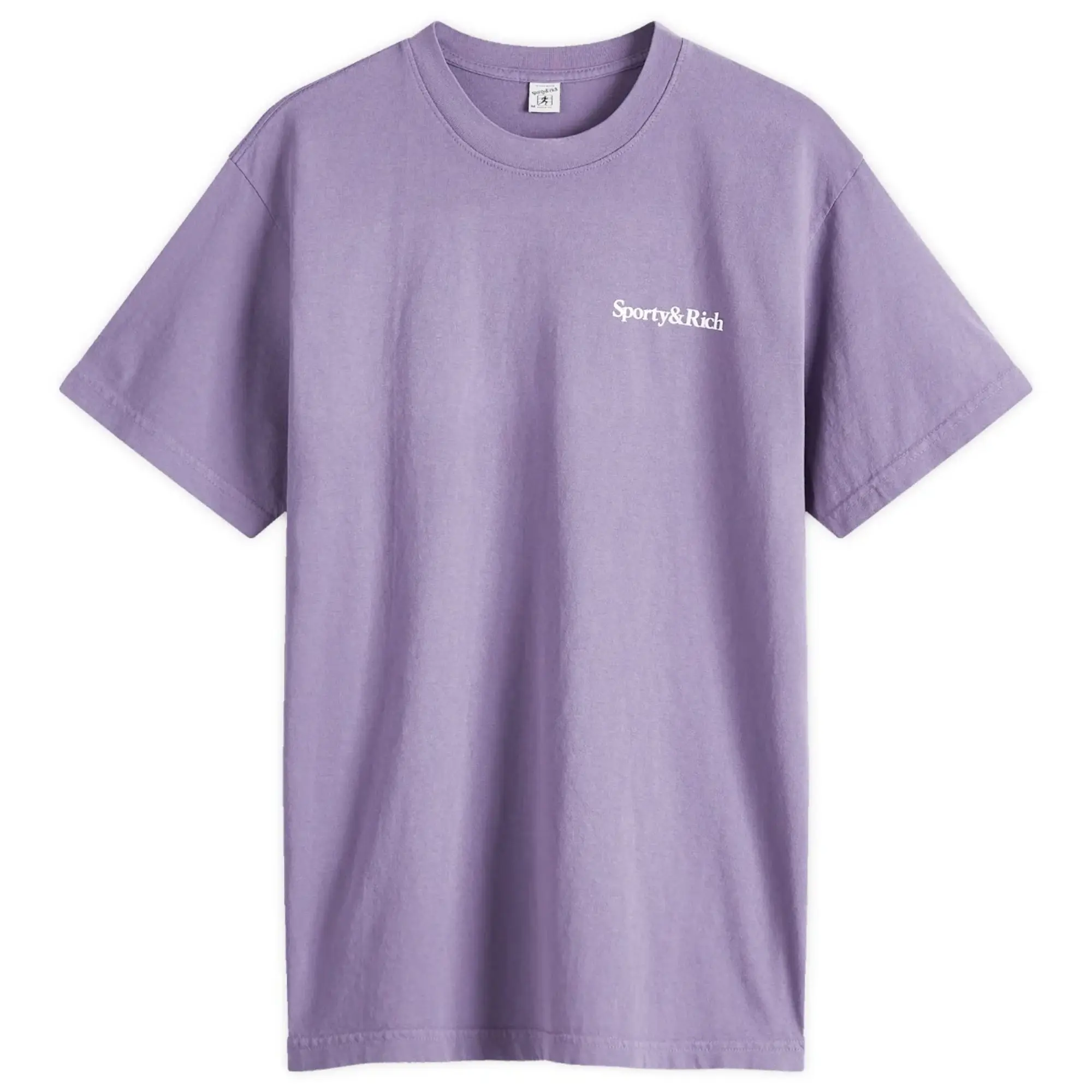 T-Shirt Sporty & Rich Health Is Wealth T-Shirt Unisex Dusty Grape/ White Xs