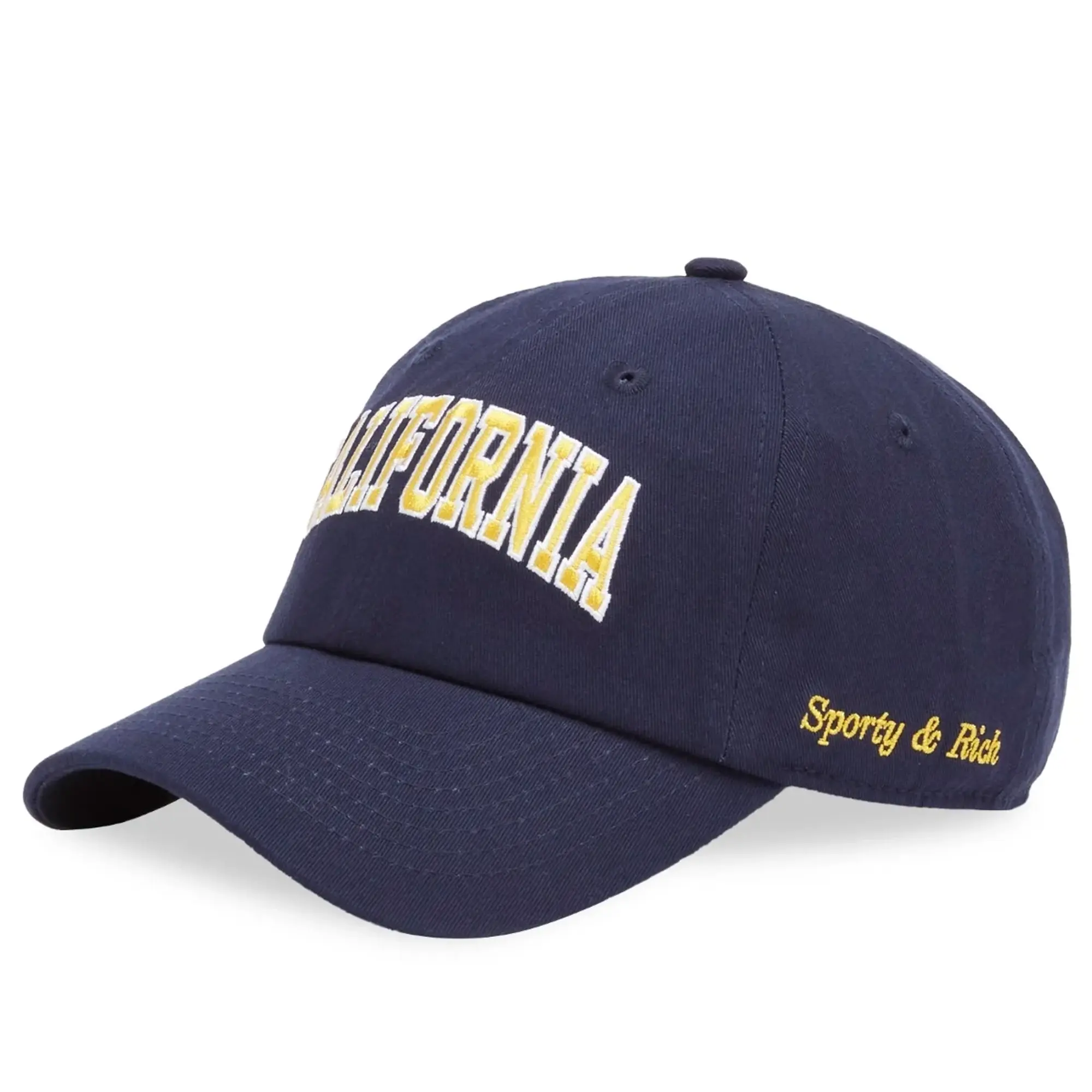 Sporty & Rich Women's California Hat Navy Gold/White