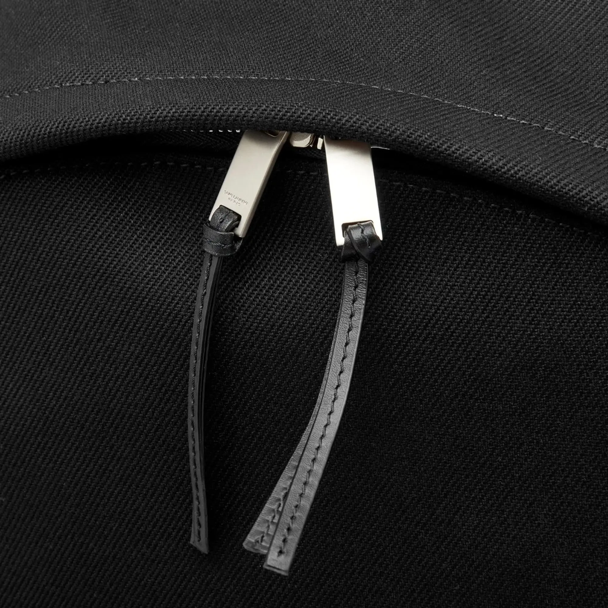 Saint Laurent Men's Logo Canvas City Backpack Multi