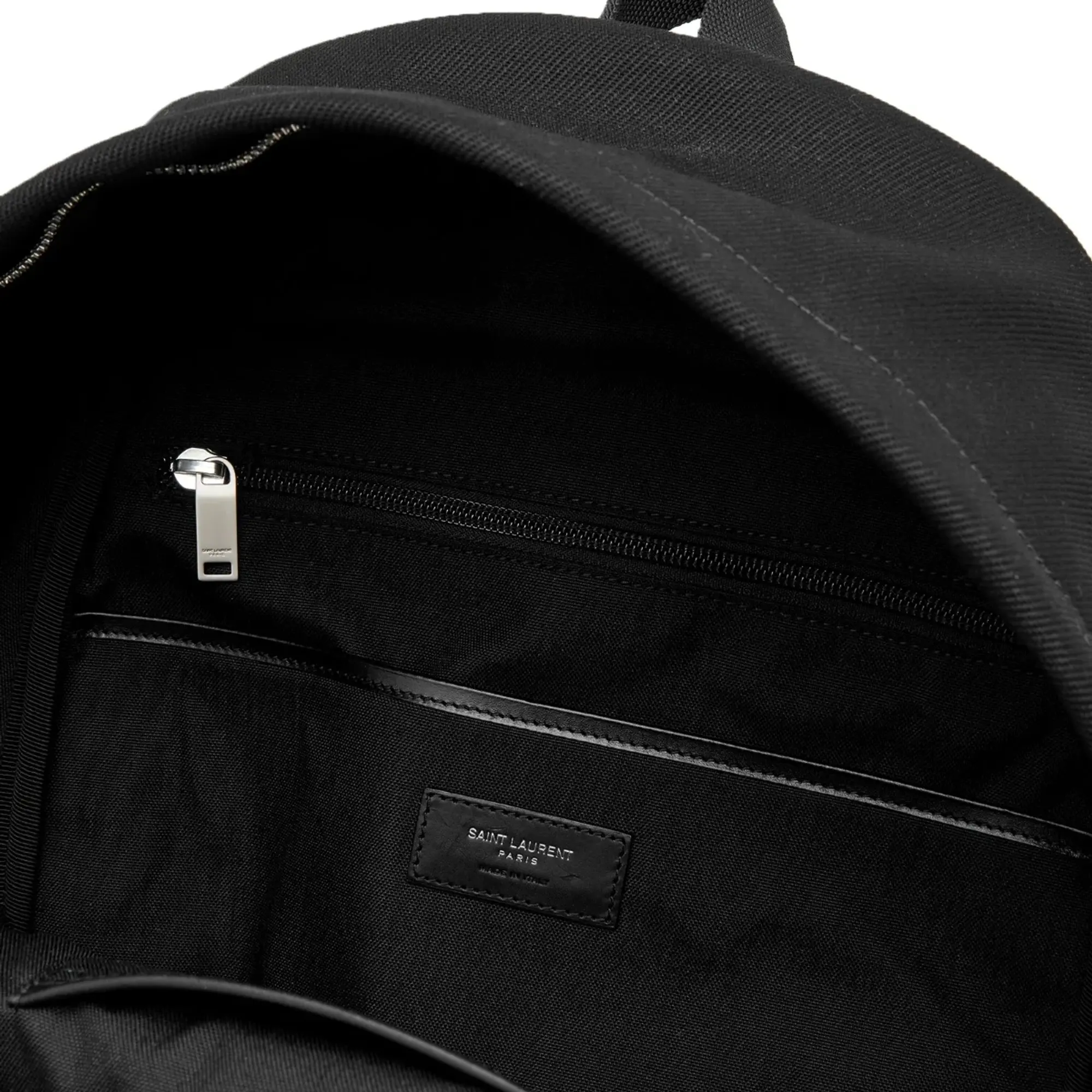 Saint Laurent Men's Logo Canvas City Backpack Multi