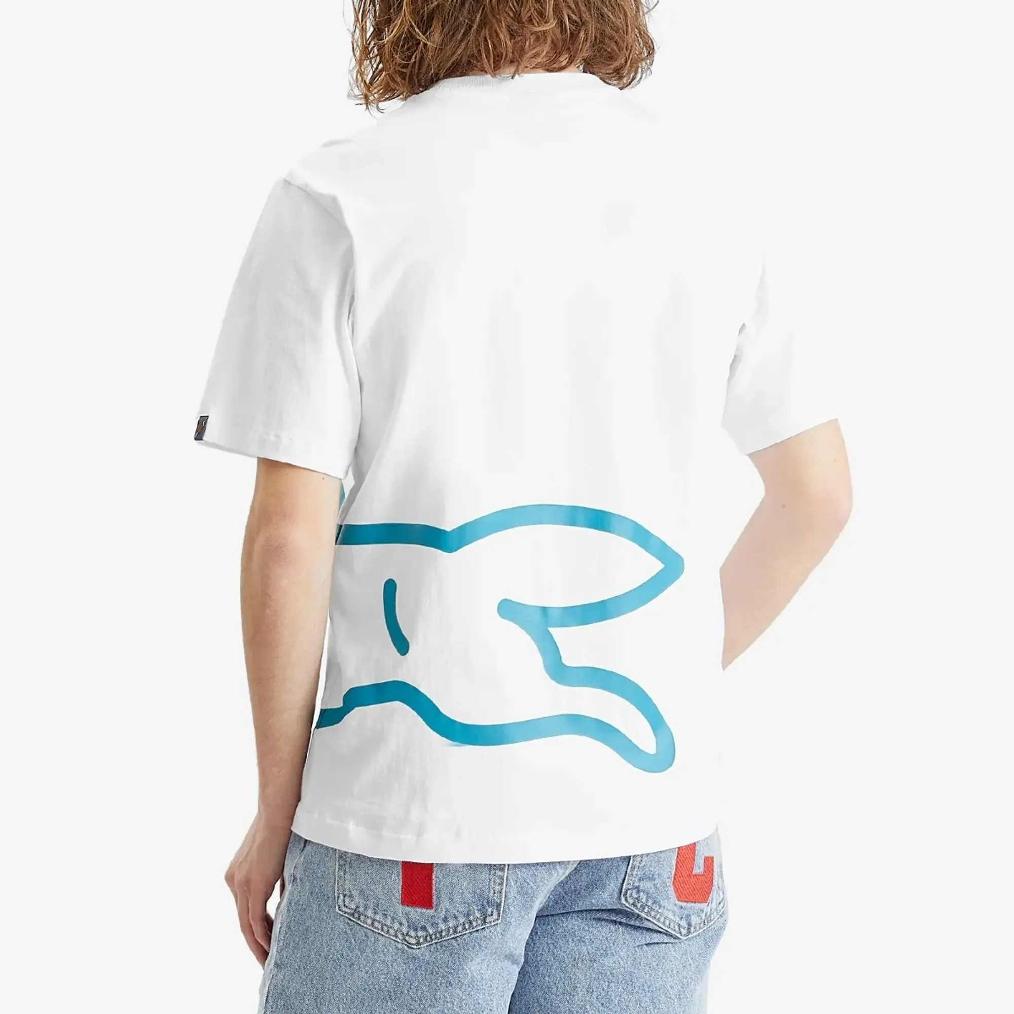 ICECREAM Jumbo Running Dog T-Shirt, White