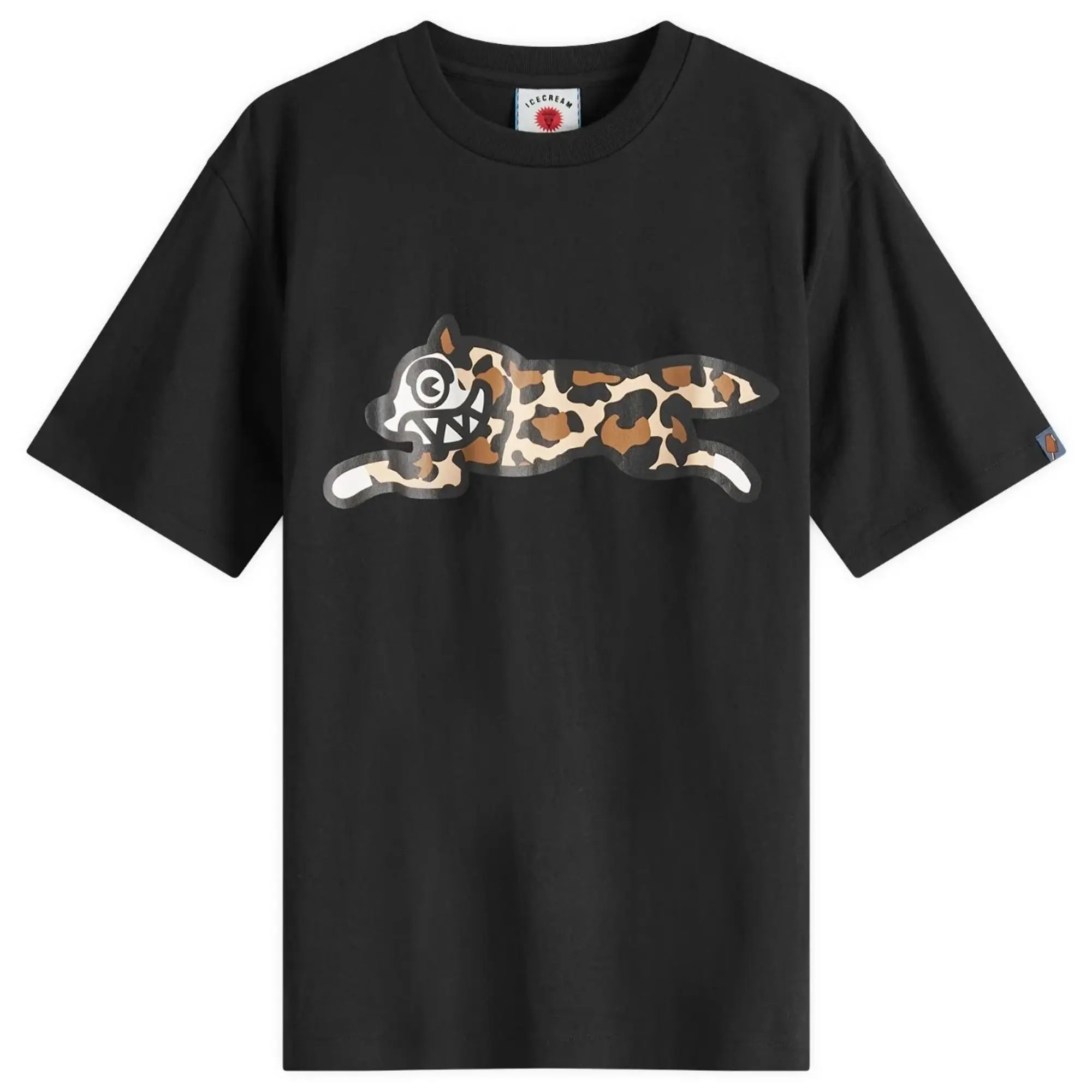 ICECREAM Running Dog T-Shirt, Black