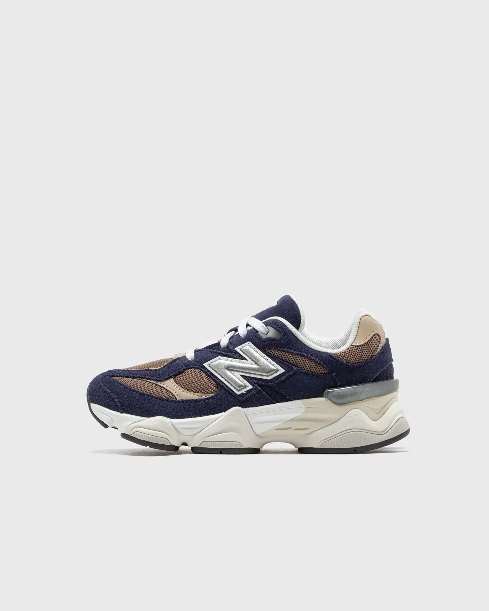 New Balance Kids' 9060 in Blue/Brown Leather