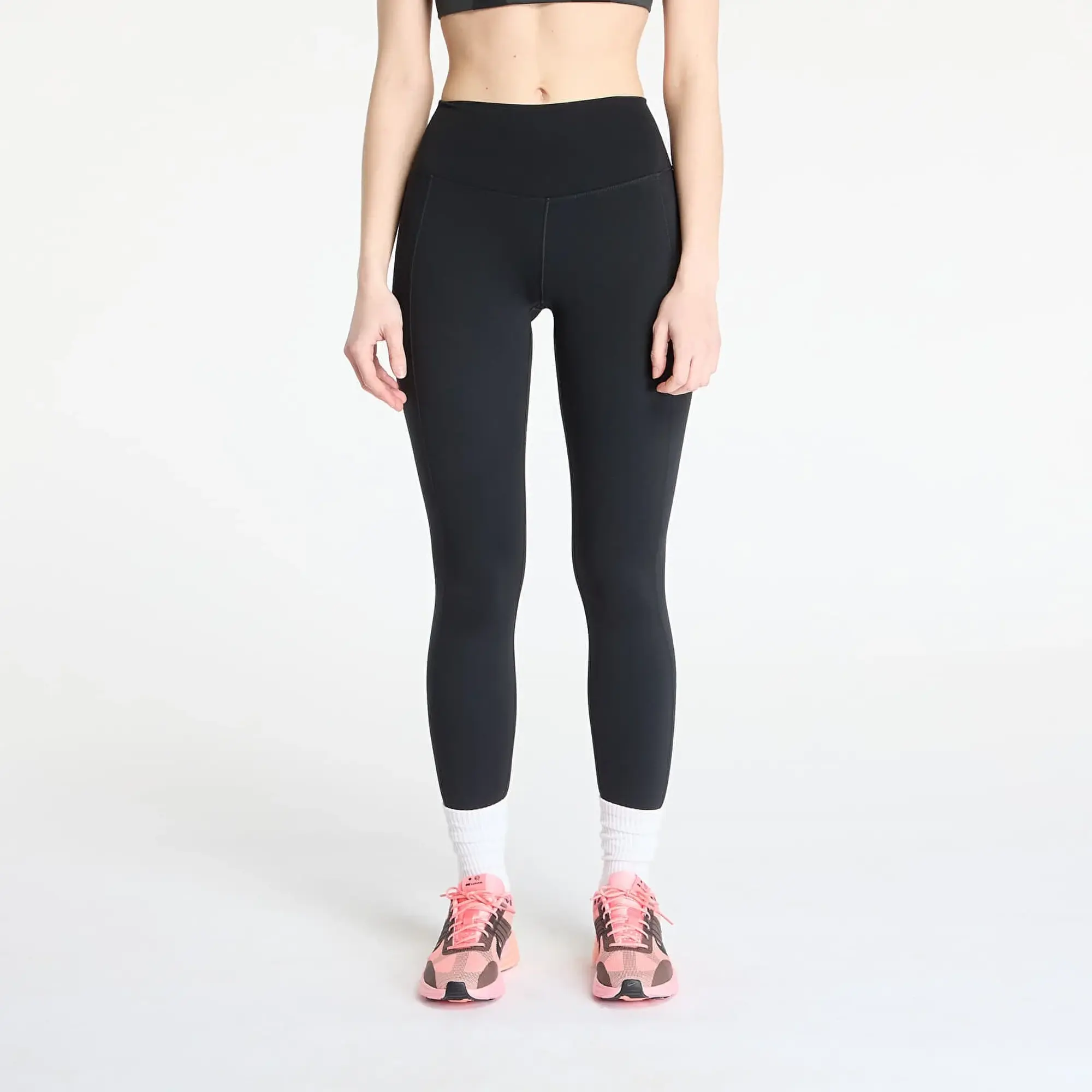 Nike One Fitted Women's High-Waisted Full-Length Leggings Black Xl