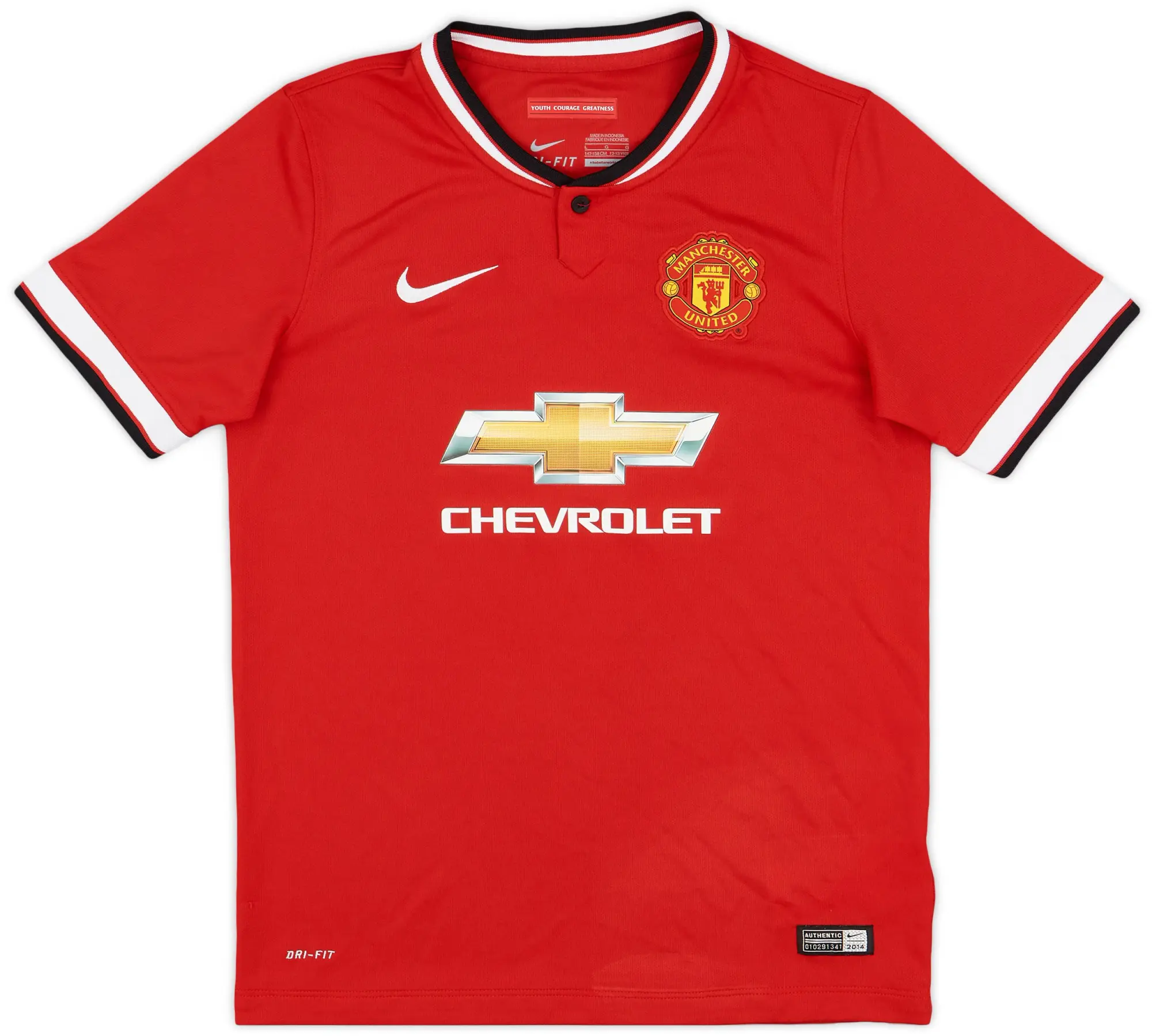 Nike 2014-15 Manchester United Home Shirt - 7/10 - (L.Boys)