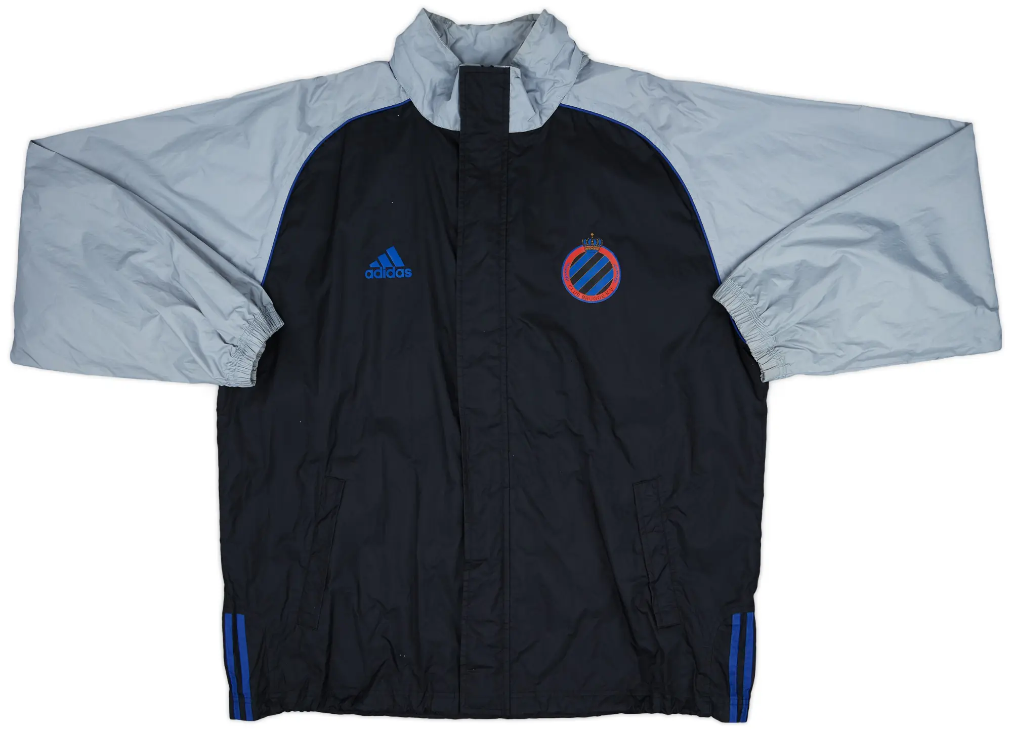 2002-03 Club Brugge adidas Hooded Rain Jacket - 8/10 - (XL)