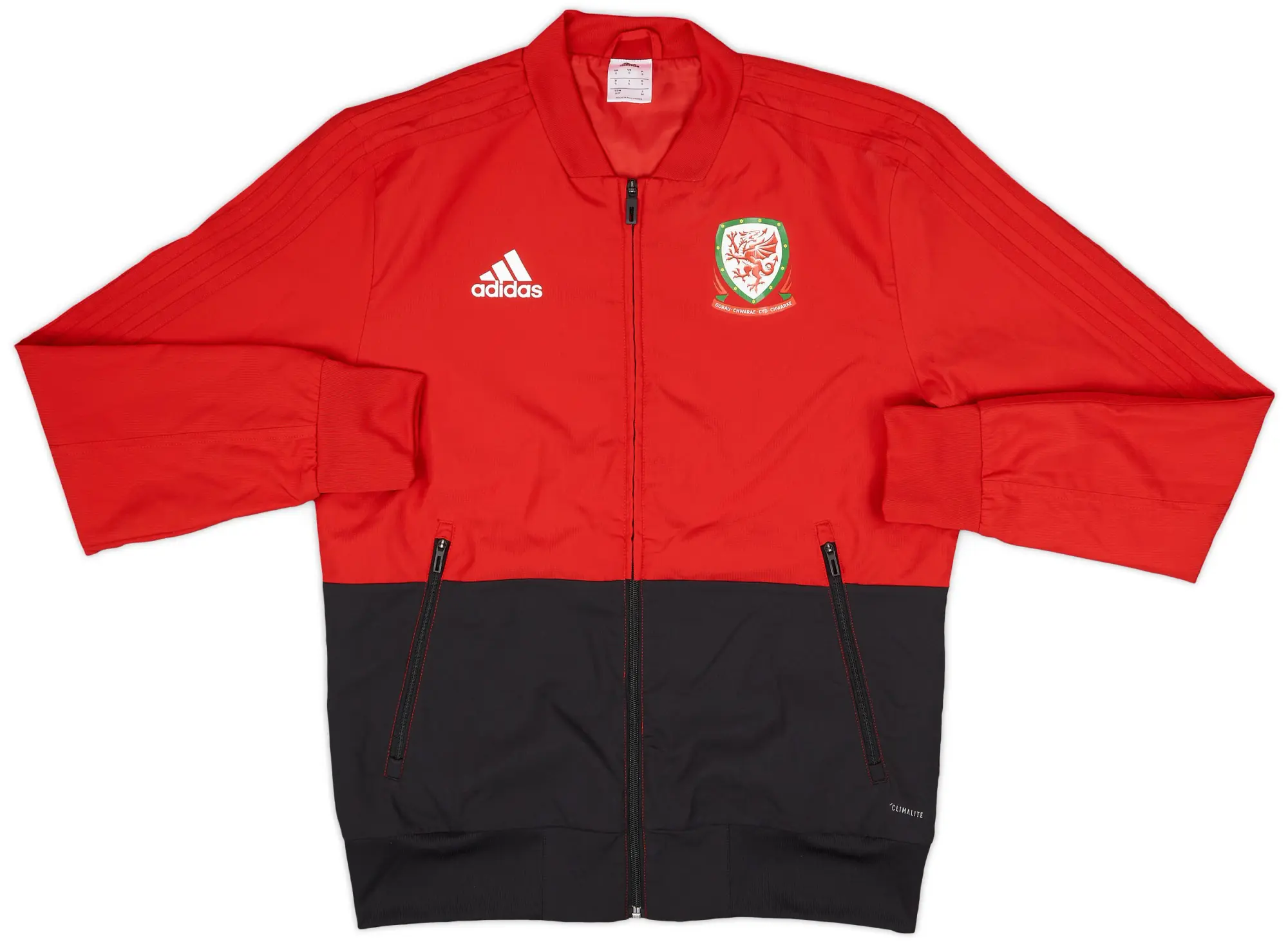 2018-19 Wales adidas Track Jacket - 10/10 - (S)