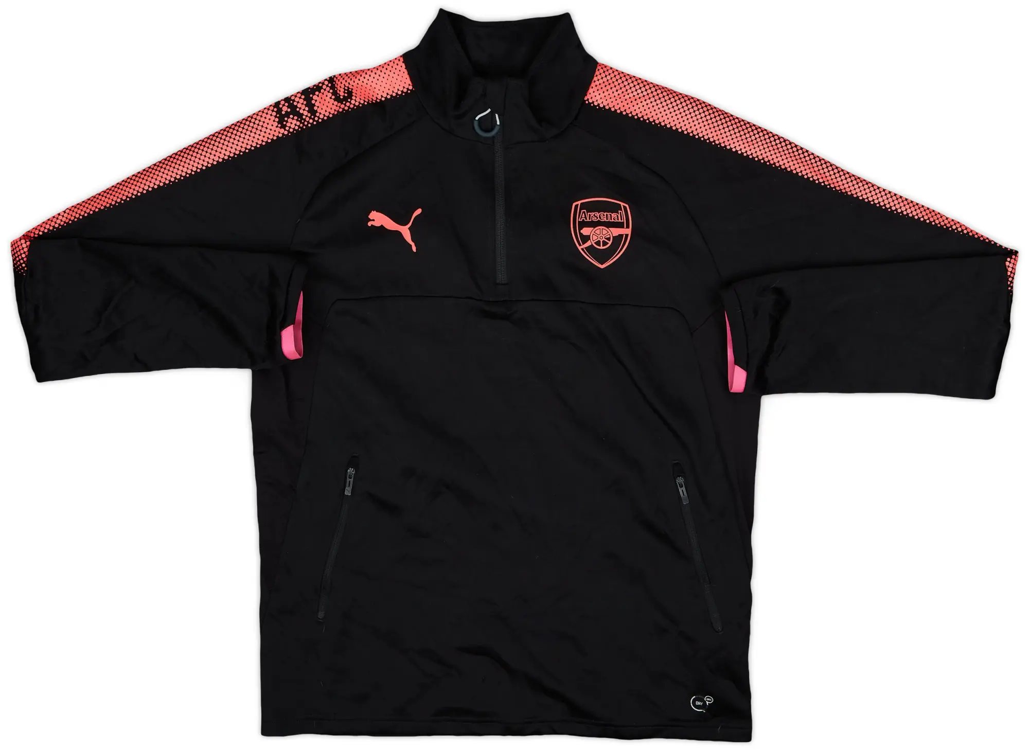 2017-18 Arsenal Puma 1/4 Zip Drill Top - 8/10 - (M)