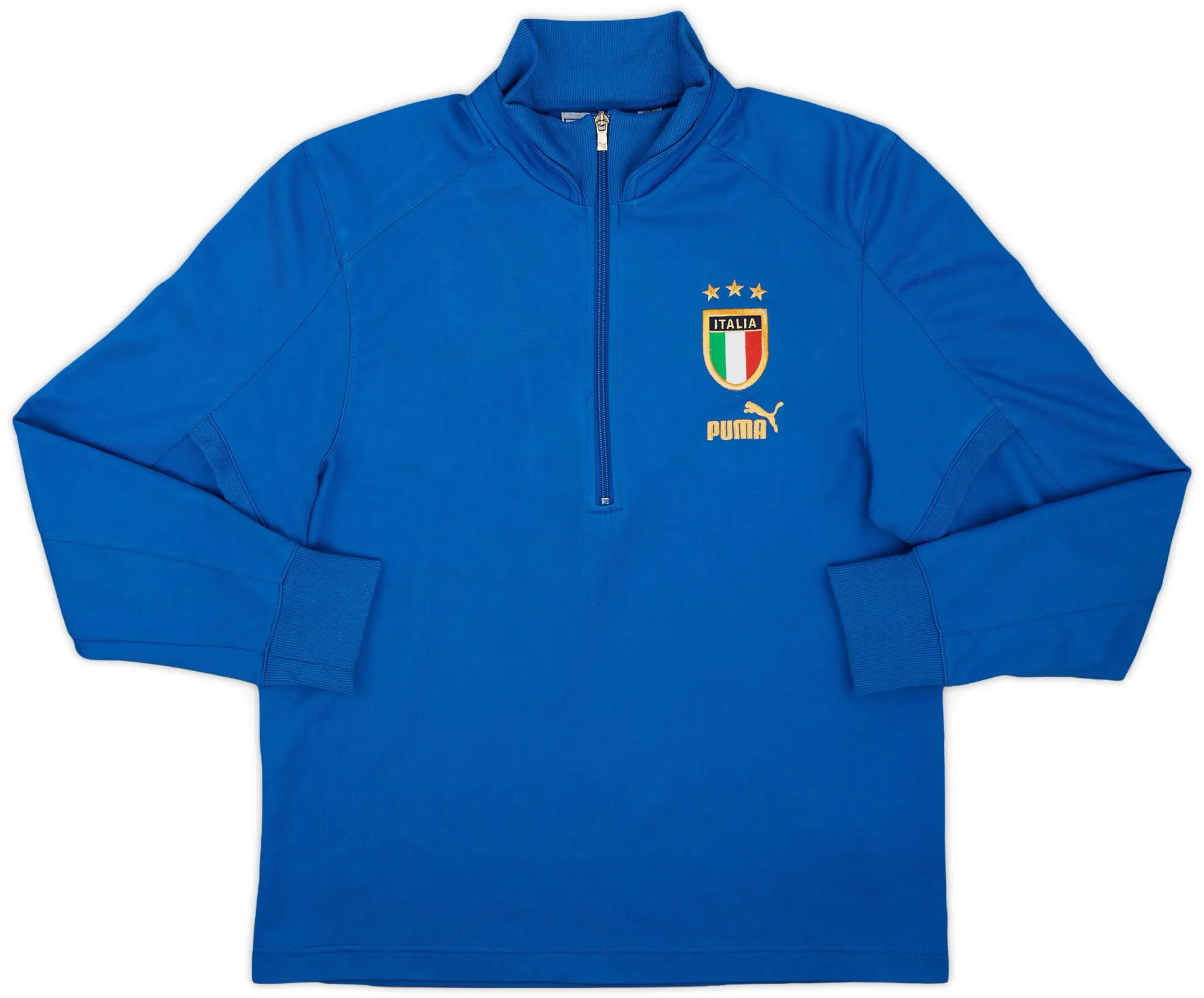 2004-06 Italy Puma 1/2 Zip Drill Top - 8/10 - (L)