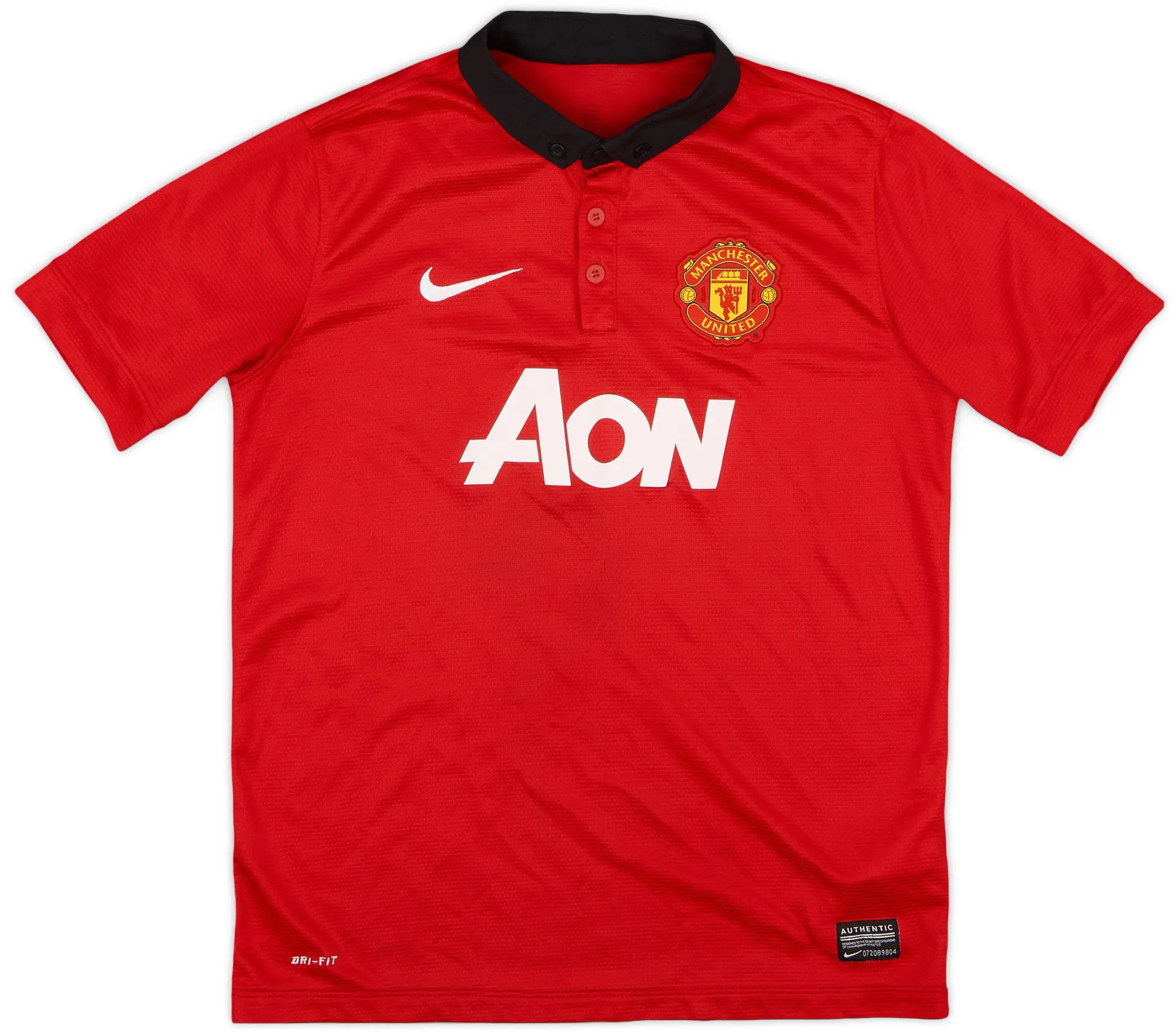 Nike 2013-14 Manchester United Home Shirt - 8/10 - (L.Boys)