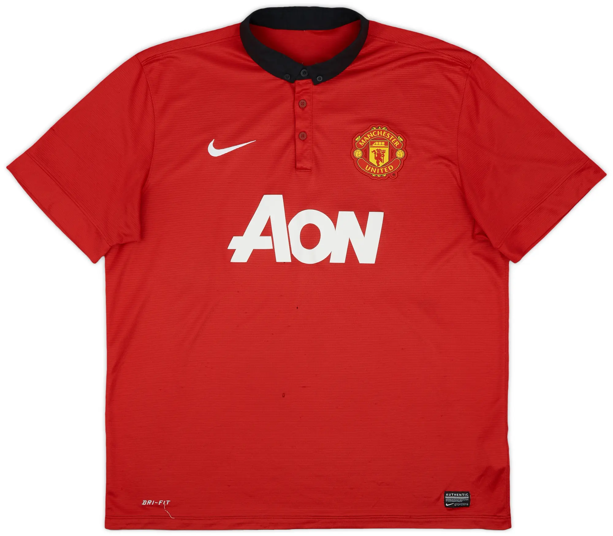 Nike 2013-14 Manchester United Home Shirt - 8/10 - (L.Boys)