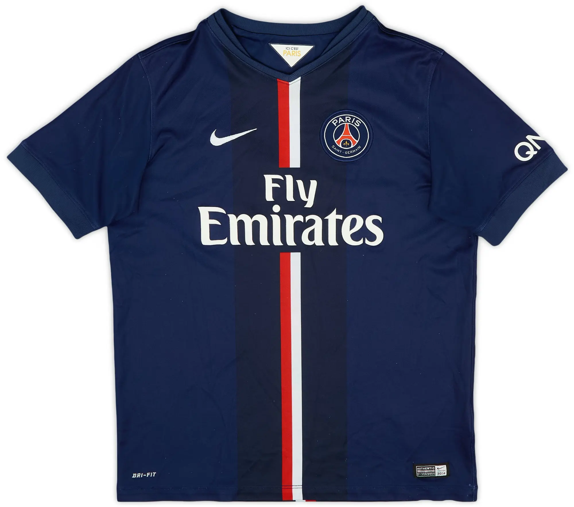Nike 2014-15 Paris Saint-Germain Home Shirt - 7/10 - (XL.Boys)