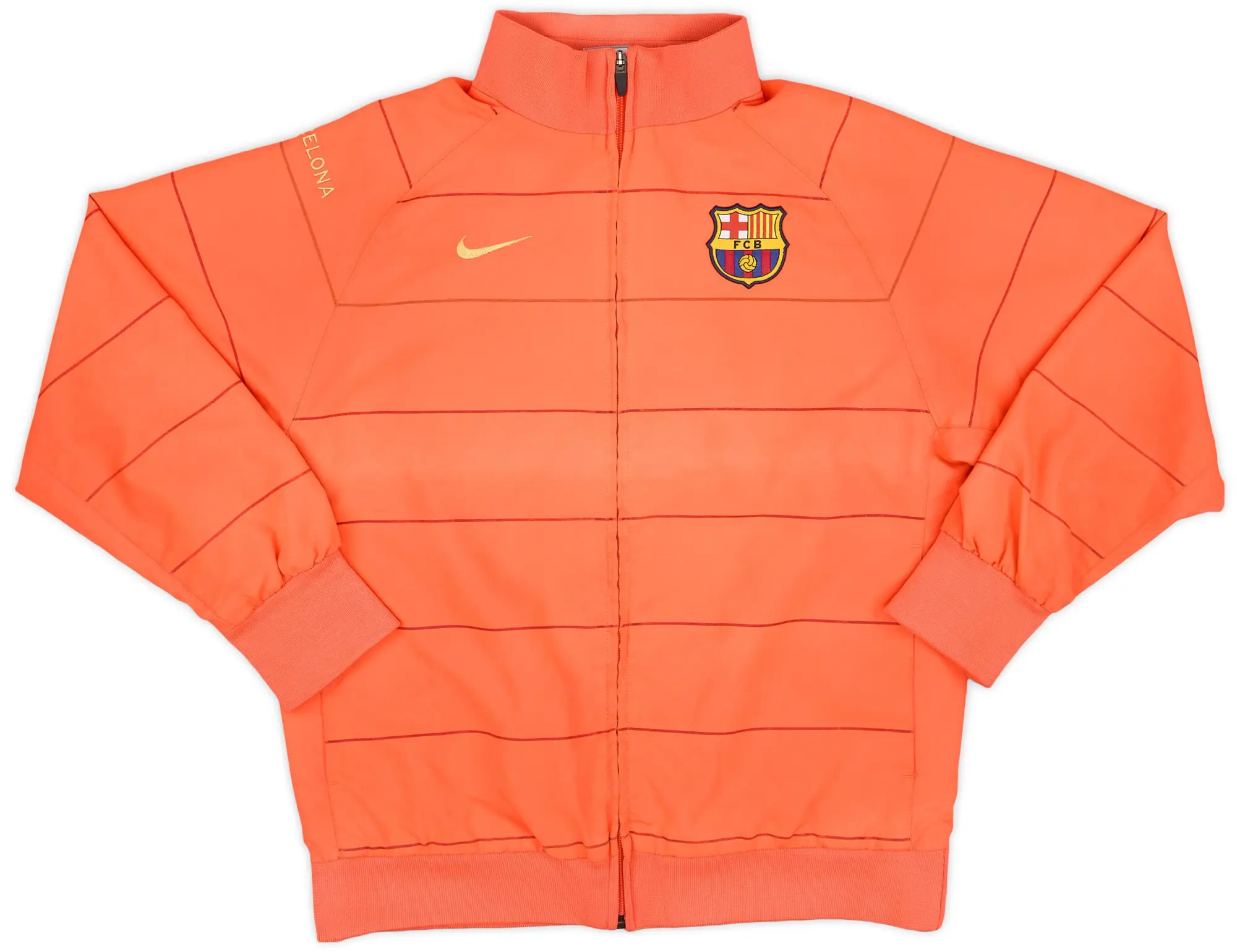 2008-09 Barcelona Nike Track Jacket - 7/10 - (L.Boys)
