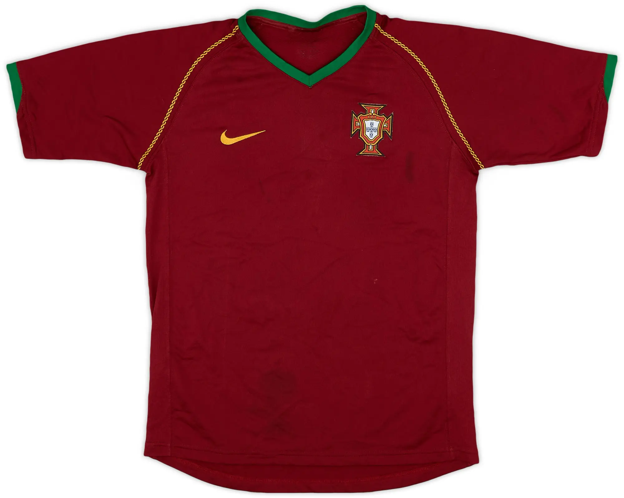 Nike Portugal Boys SS Home Shirt 2006