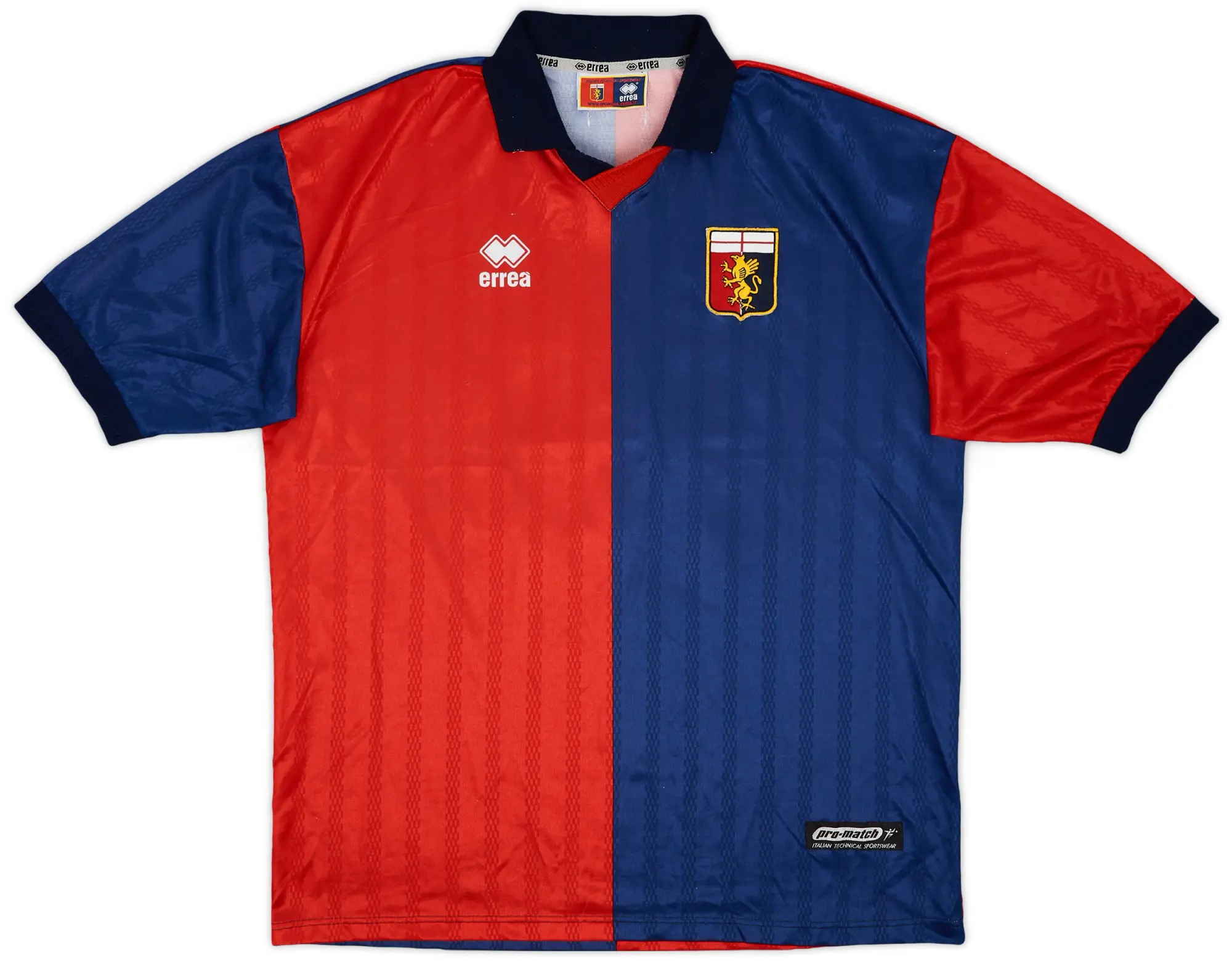 Errea 2001-02 Genoa Home Shirt #14 - 9/10 - (XXL)