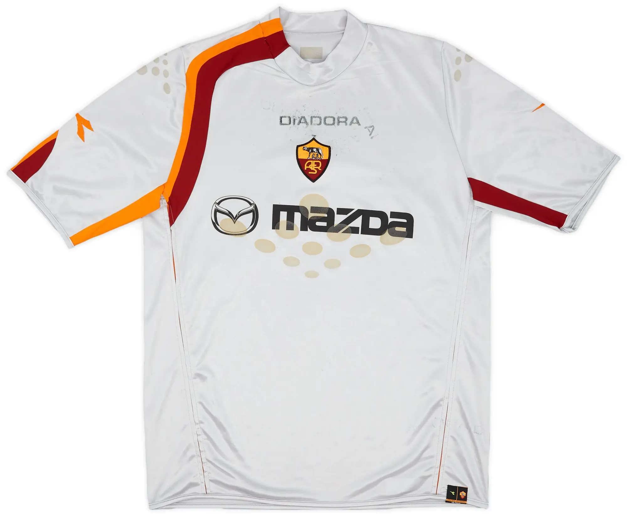 Diadora 2004-05 Roma GK S/S Shirt - 4/10 - (L)