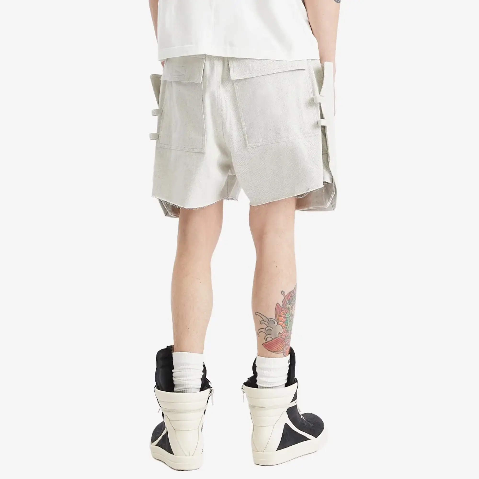 Rick Owens Men's Stefan Denim Shorts Dinge