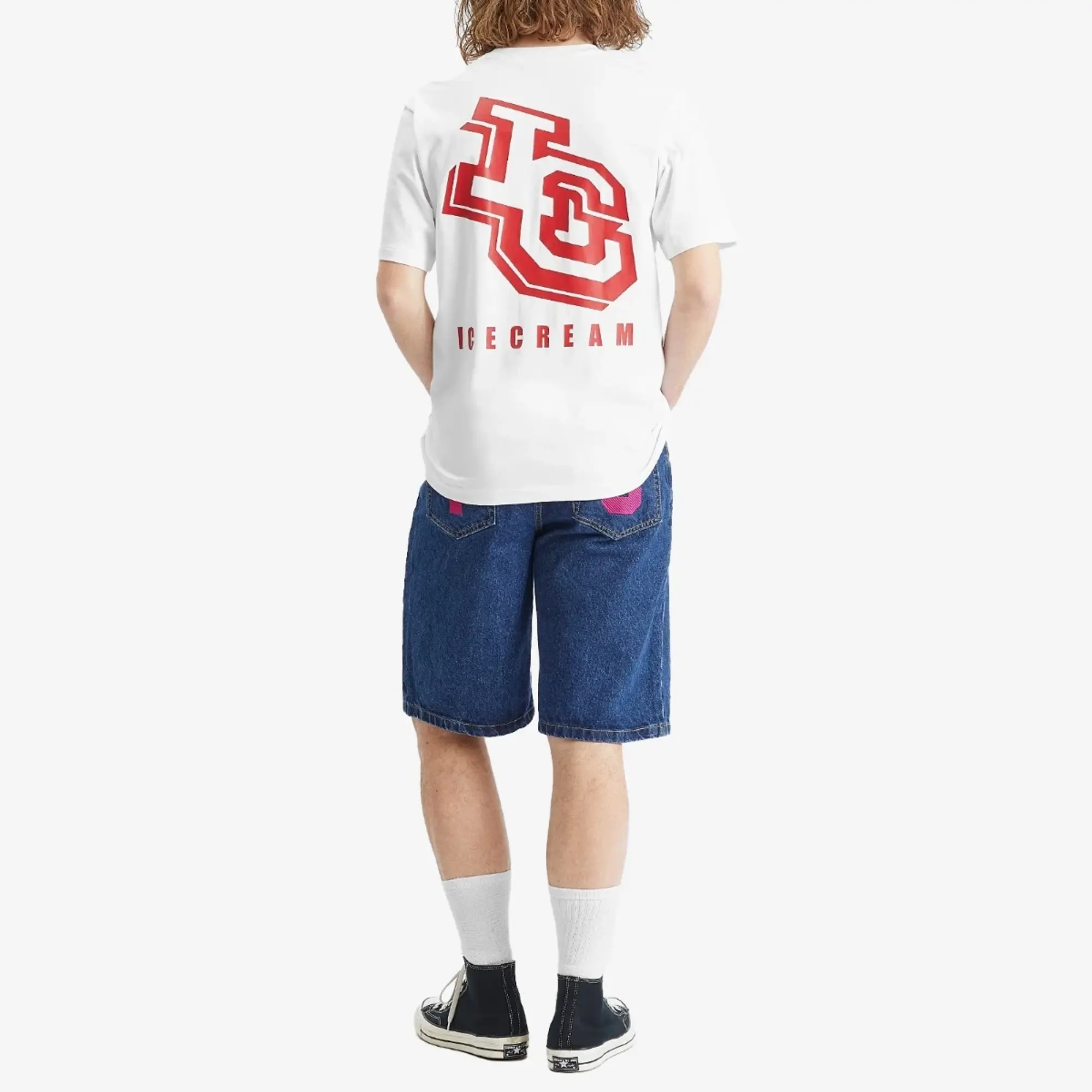 ICECREAM Men's Workwear T-Shirt White