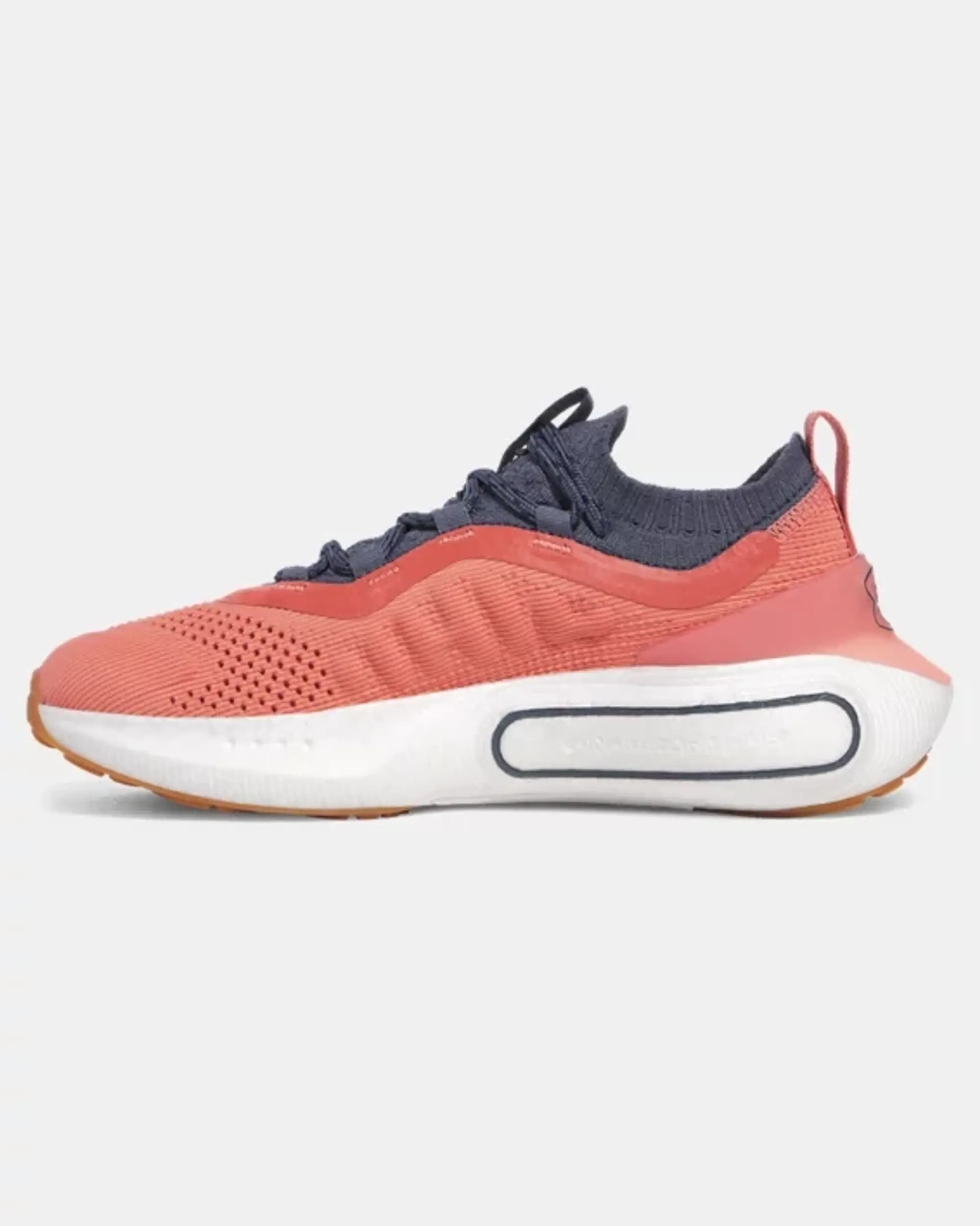 Women's  Under Armour  Phantom 4 Shoes Blush Orange / Downpour Gray / Metallic Gravel 7.5