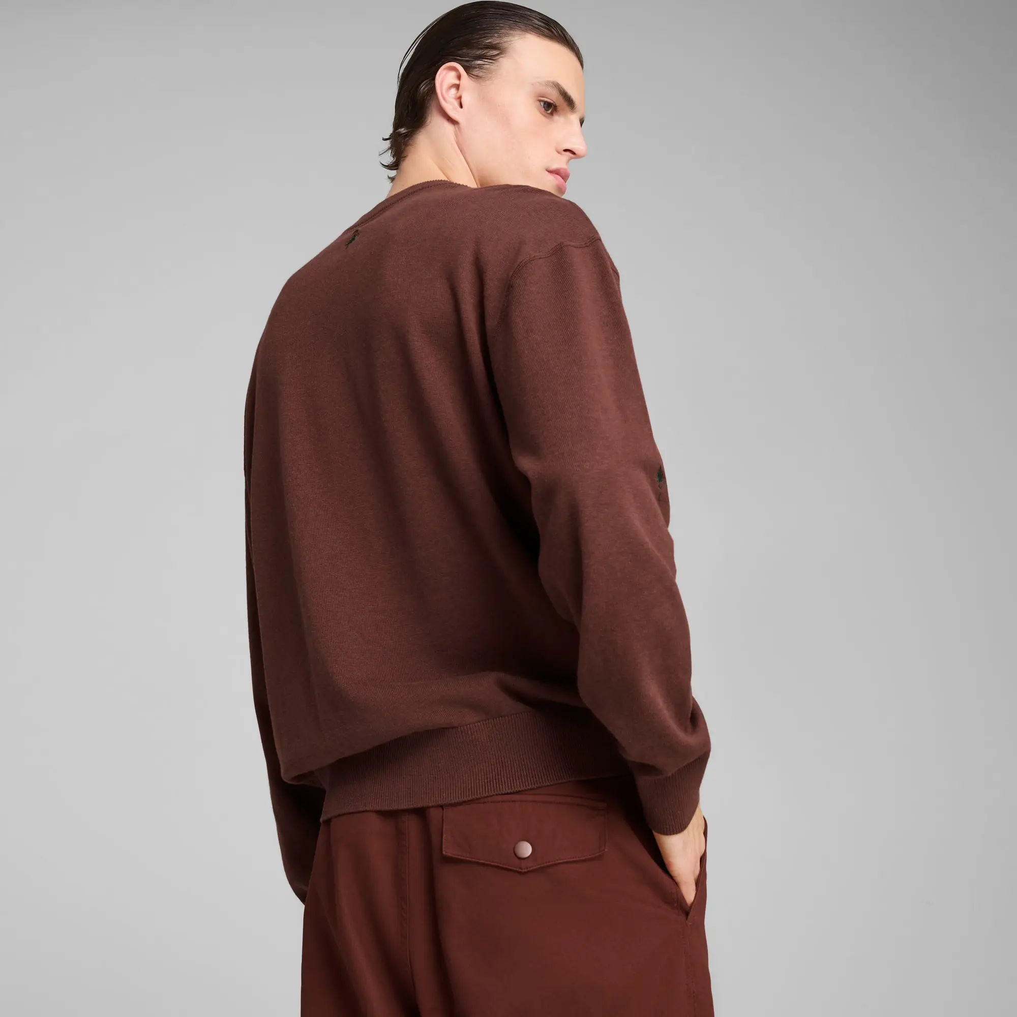 PUMA Palais Artisan Crew Top Men, Chocotart