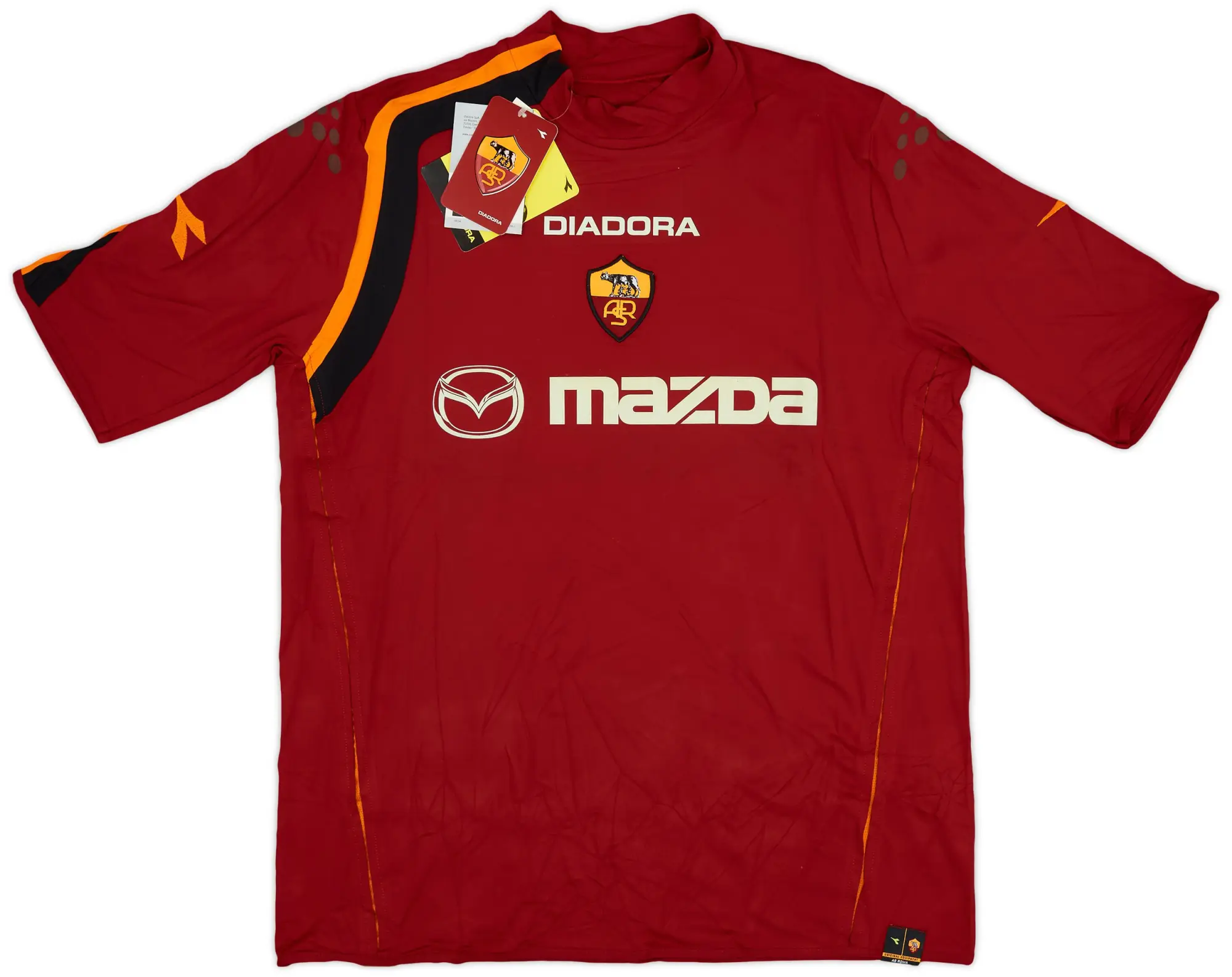 Diadora 2004-05 Roma Home Shirt (XXL)