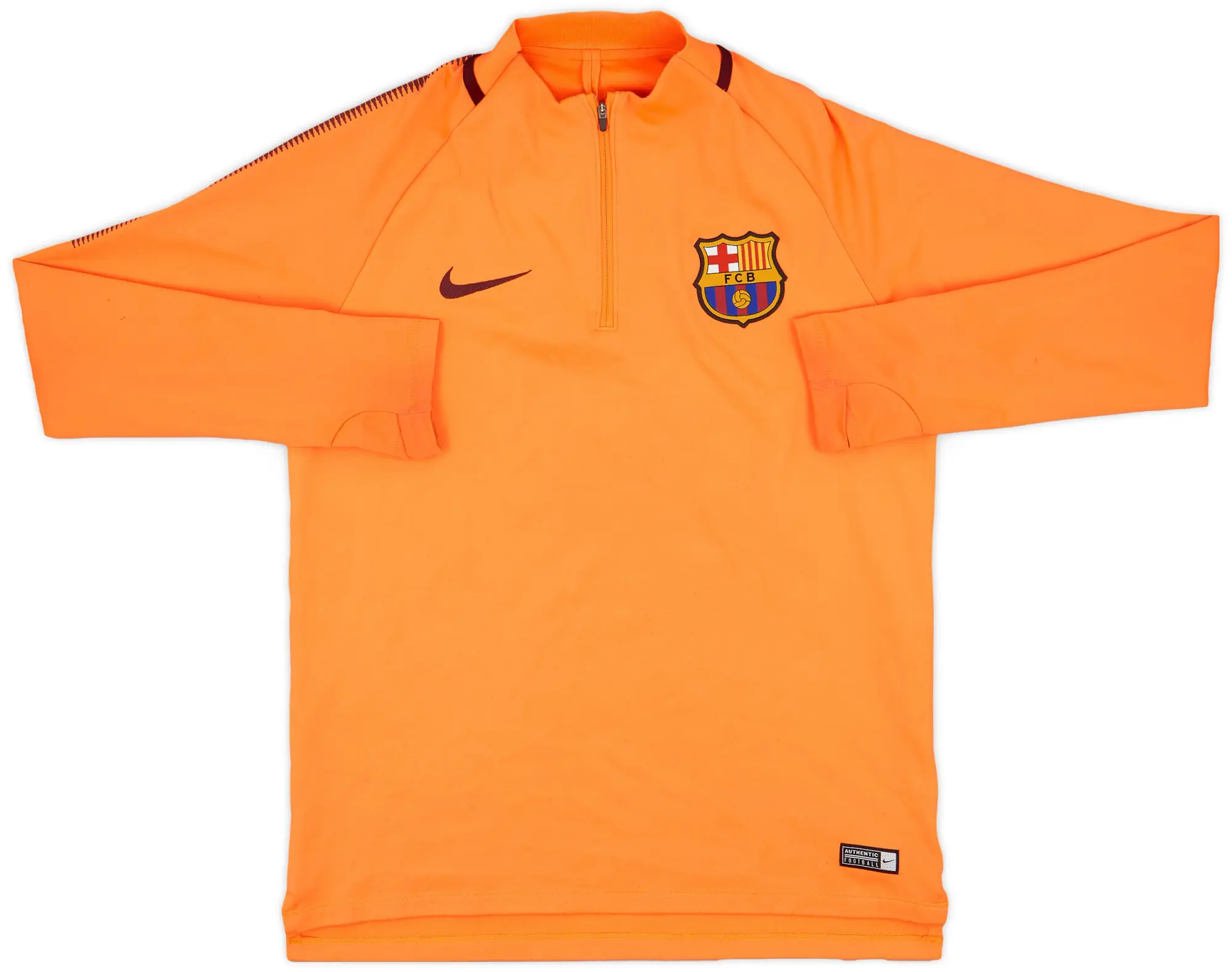 2017-18 Barcelona Nike 1/4 Zip Training Top - 5/10 - (M)