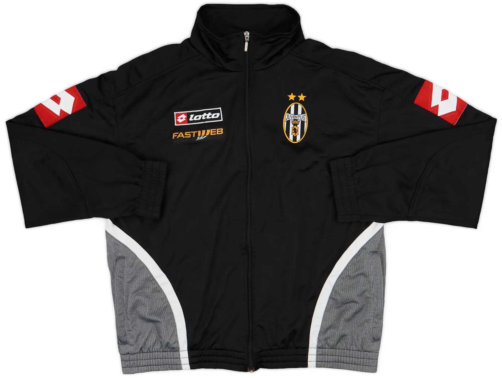 2001-02 Juventus Lotto Track Jacket - 9/10 - (XL)