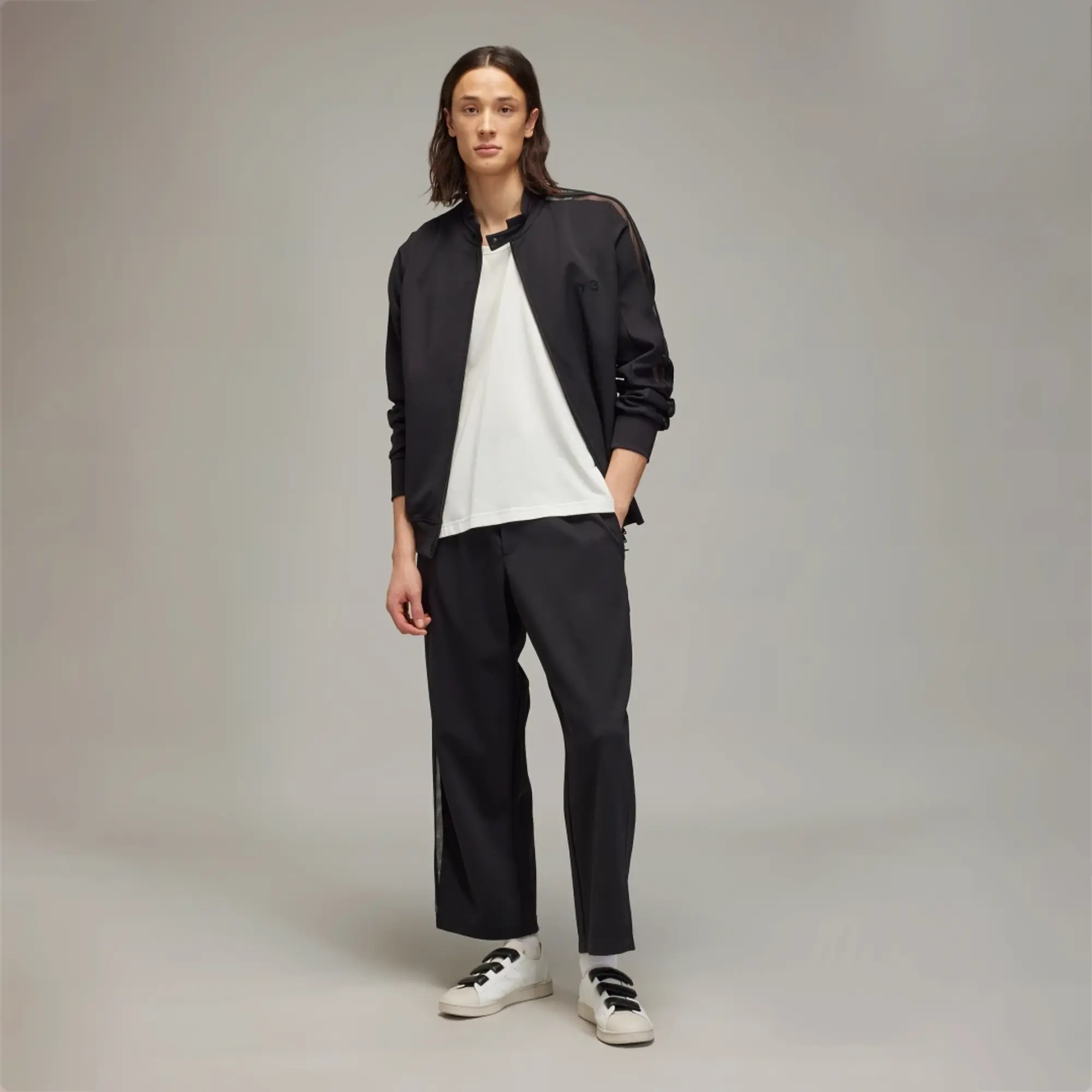 adidas Y-3 Mesh Stripes Track Tracksuit Bottoms