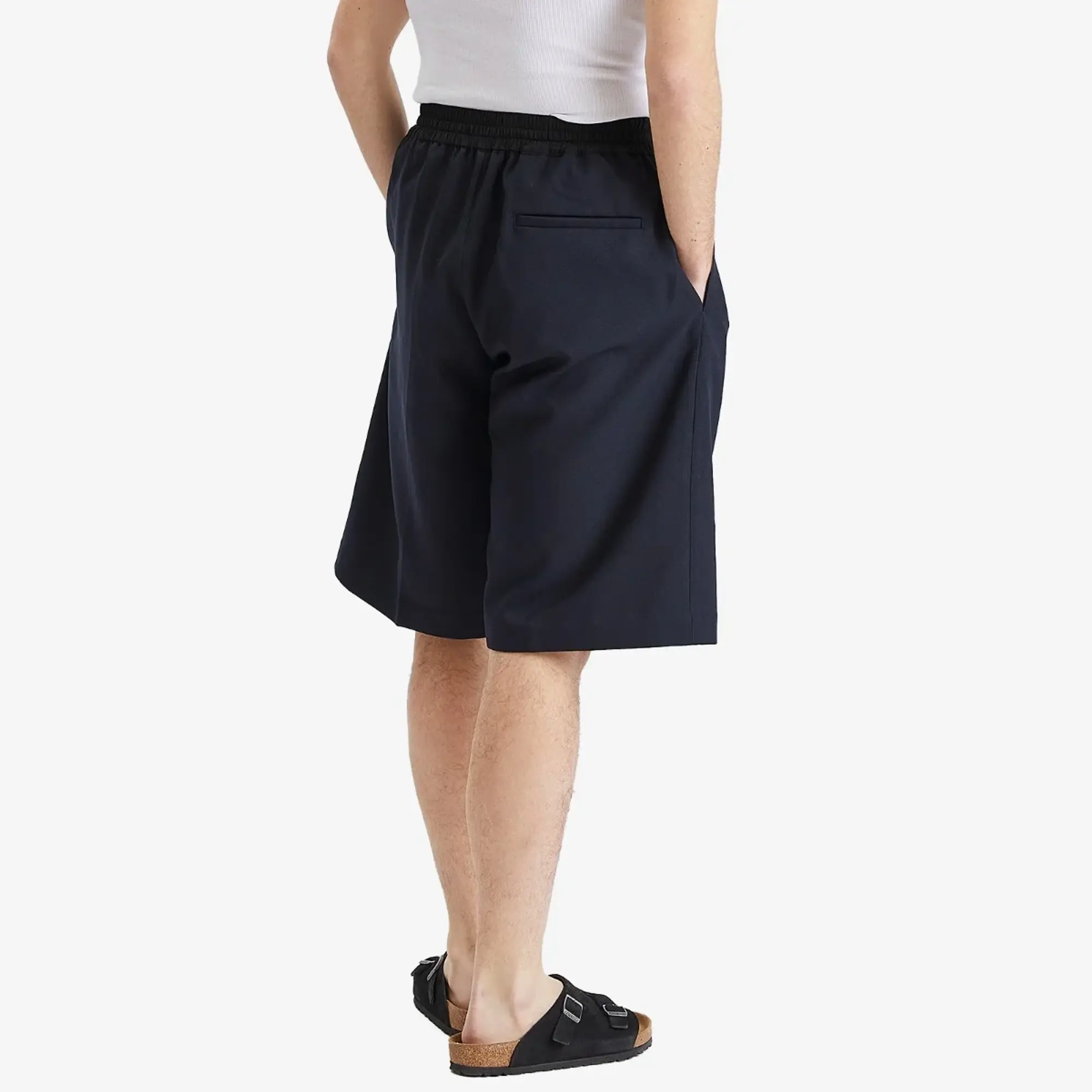 Studio Nicholson Men's Drawstring Shorts Darkest Navy