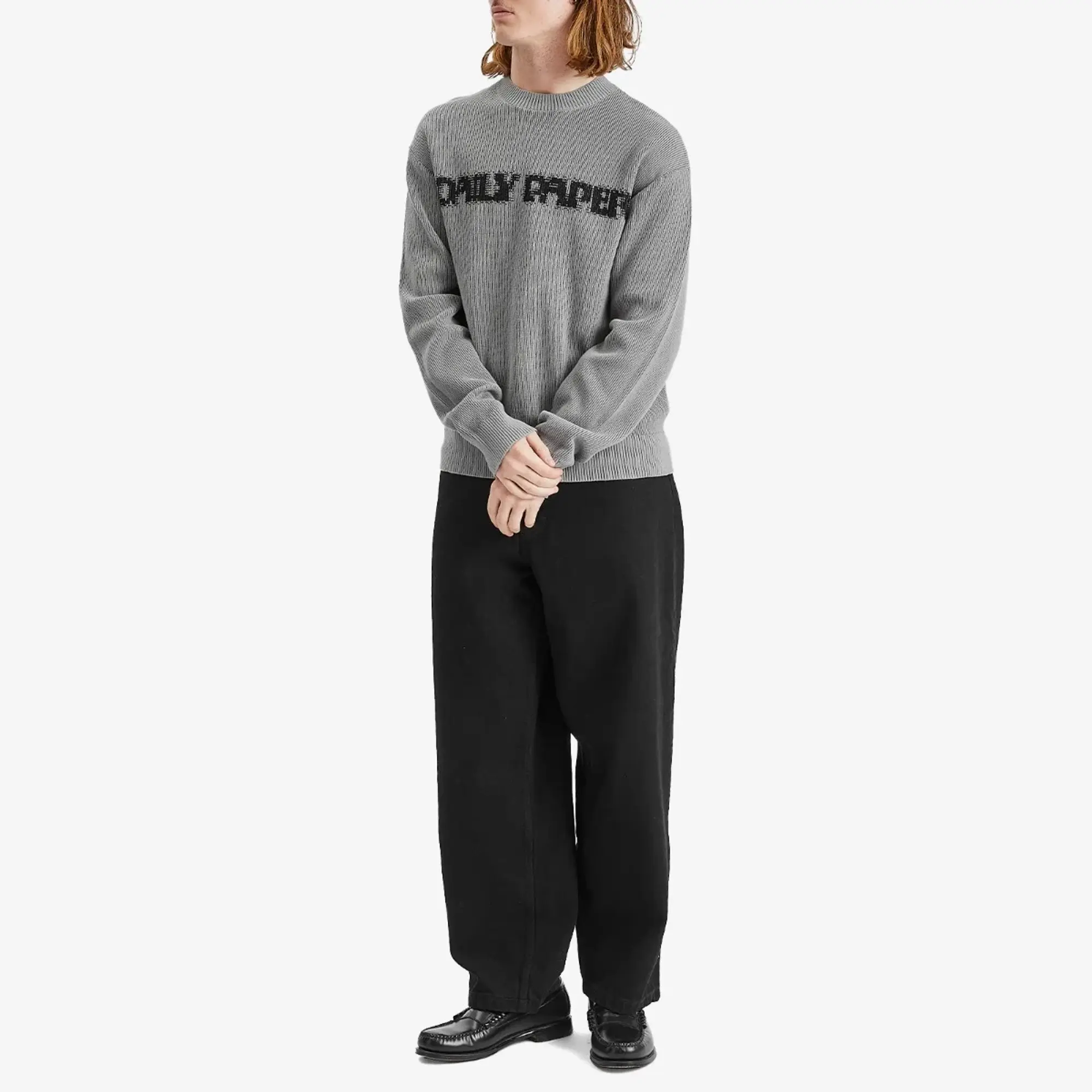 Daily Paper Men's Logo Knit Sweater Wet Weather