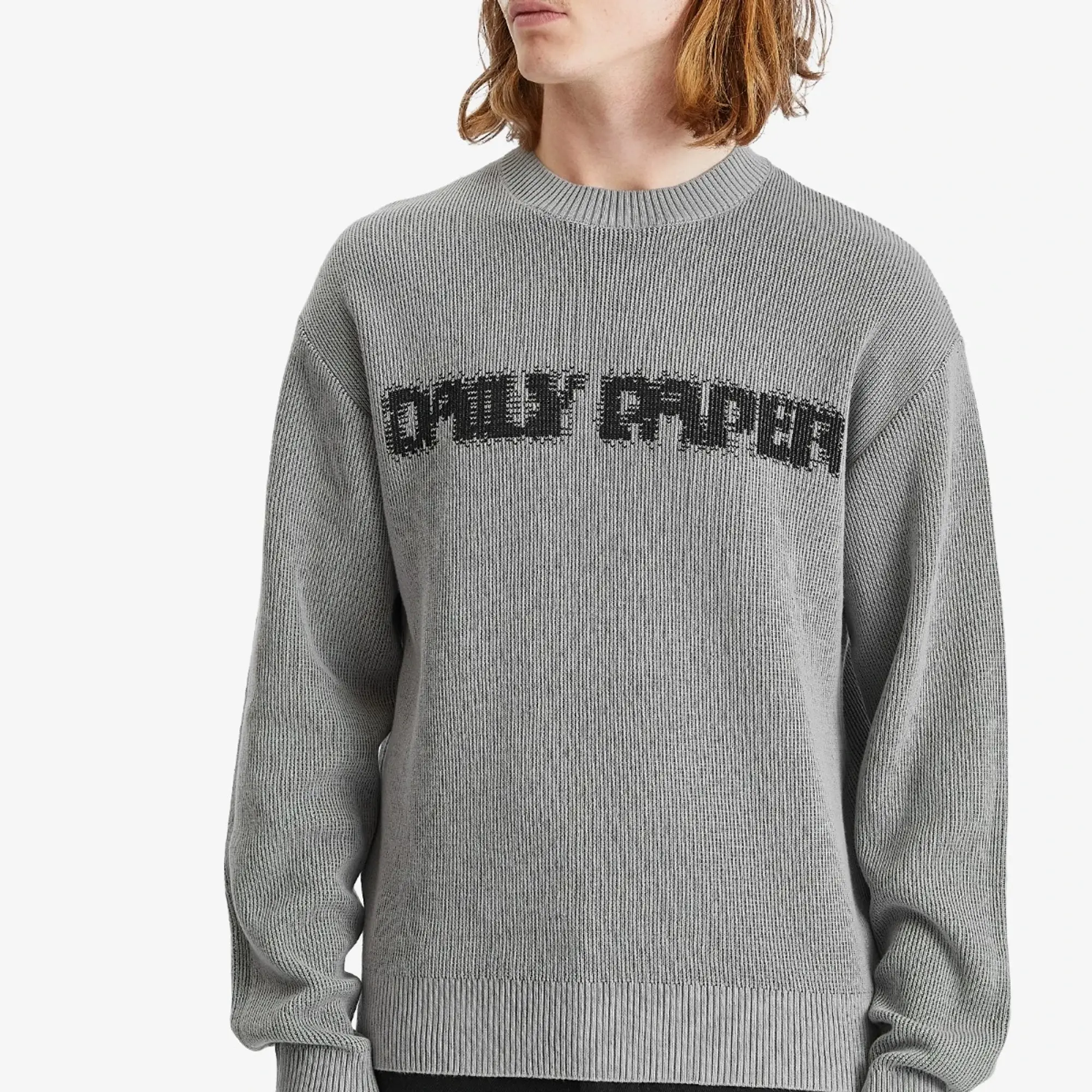 Daily Paper Men's Logo Knit Sweater Wet Weather