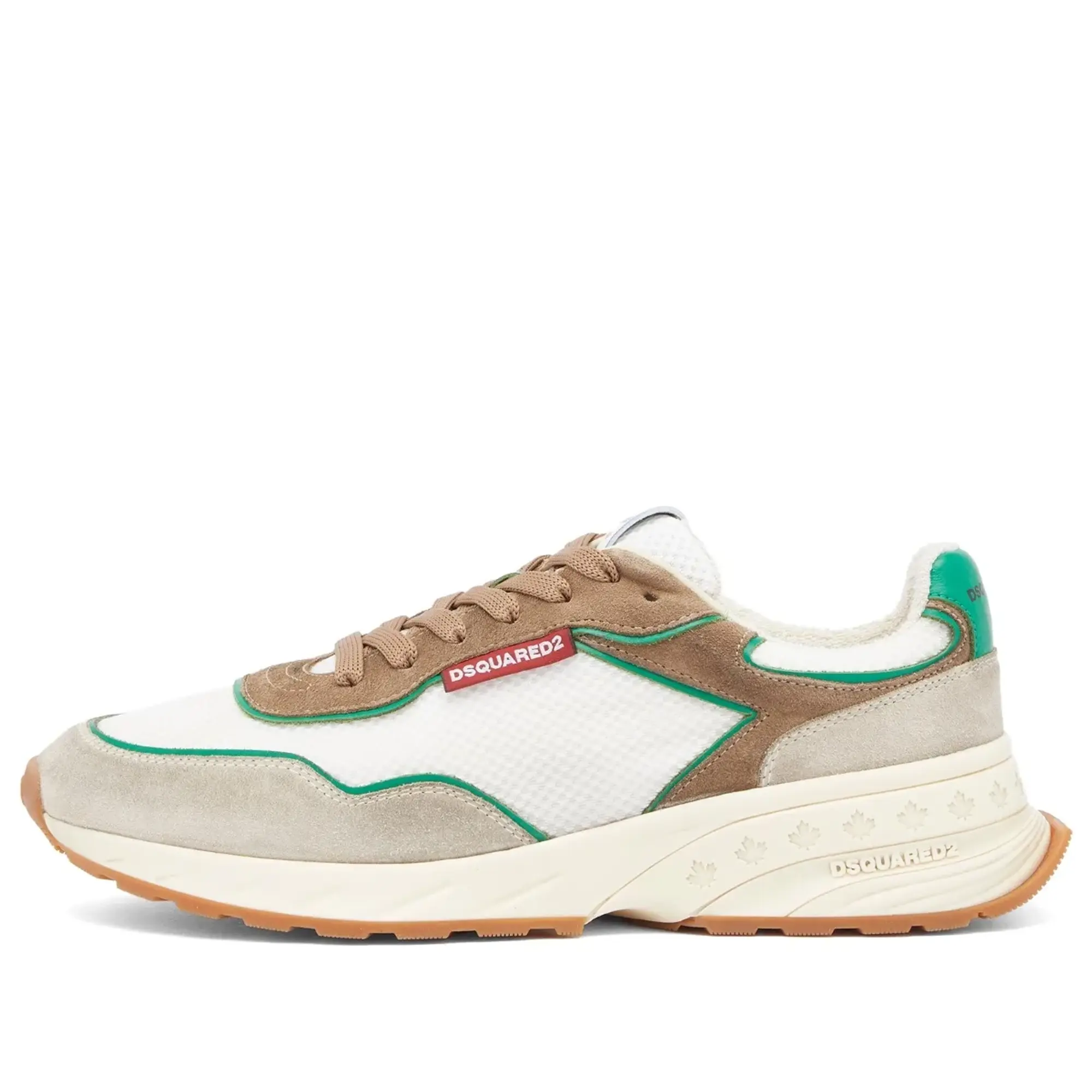 Dsquared2 Men's Sprinter Sneaker Sand/Green