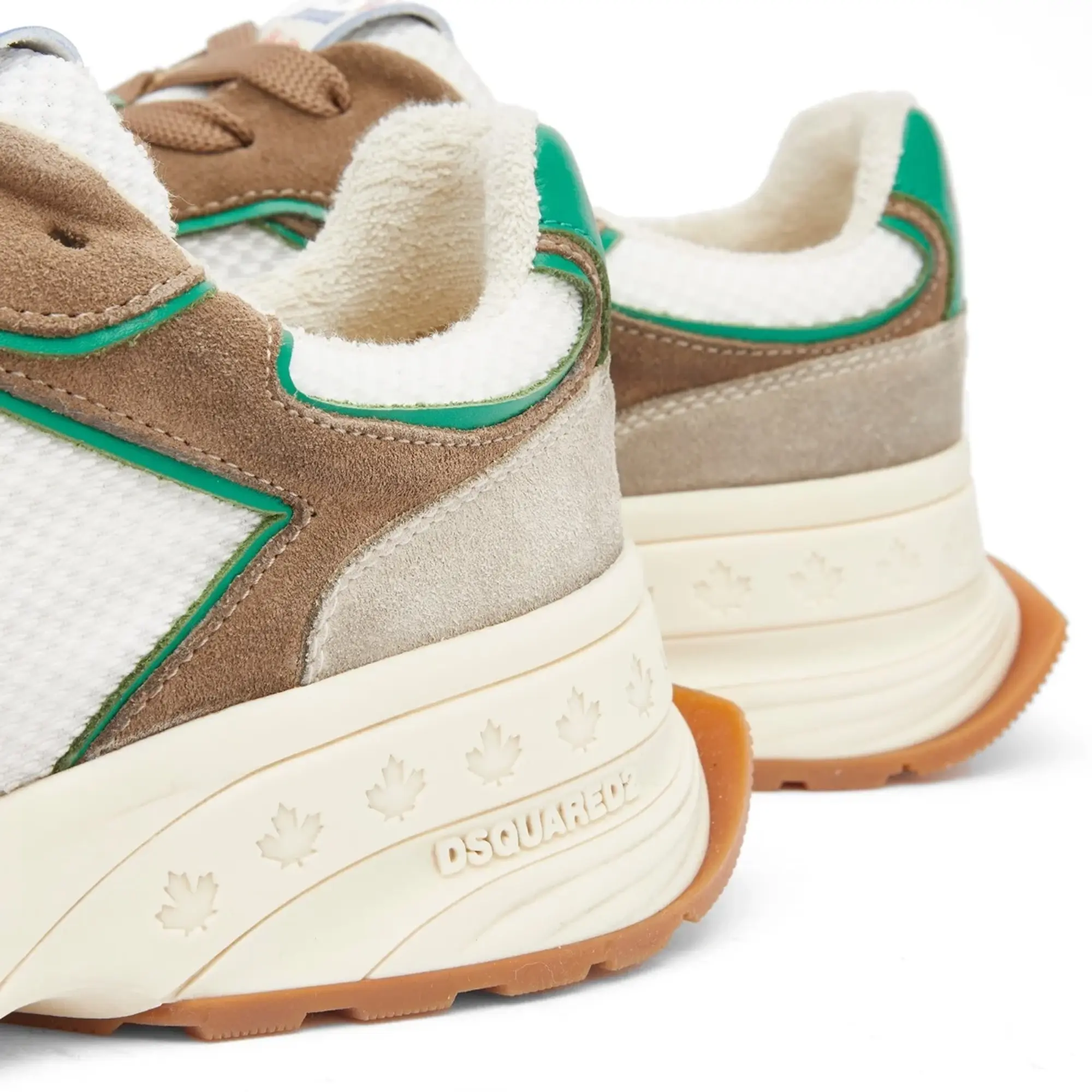 Dsquared2 Men's Sprinter Sneaker Sand/Green