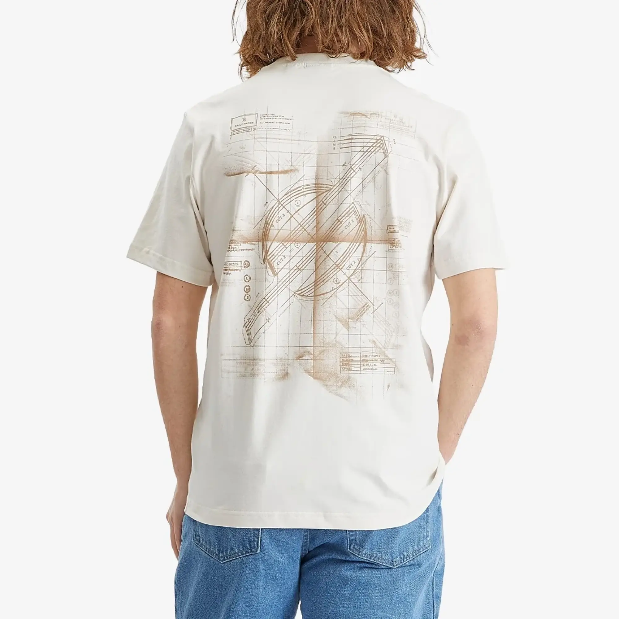 Daily Paper Men's Craft T-Shirt Gardenia