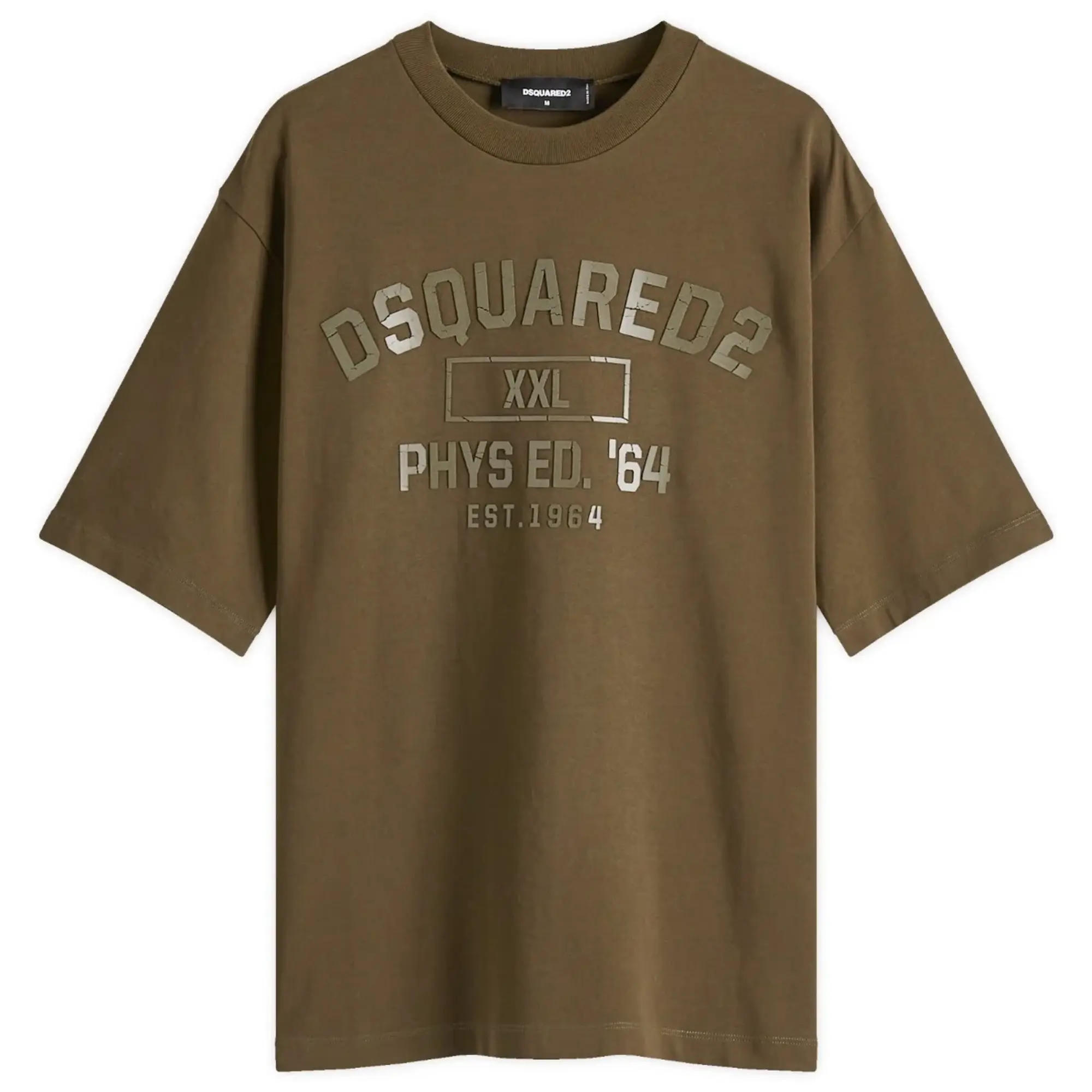 Dsquared2 Men's Loose Fit T-Shirt Military Green