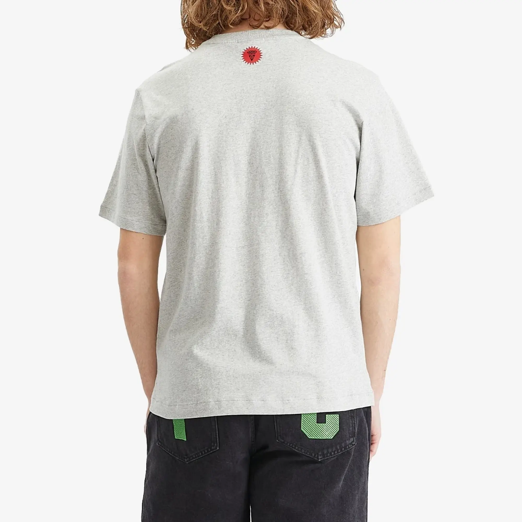 ICECREAM Men's Running Dog T-Shirt Heather Grey