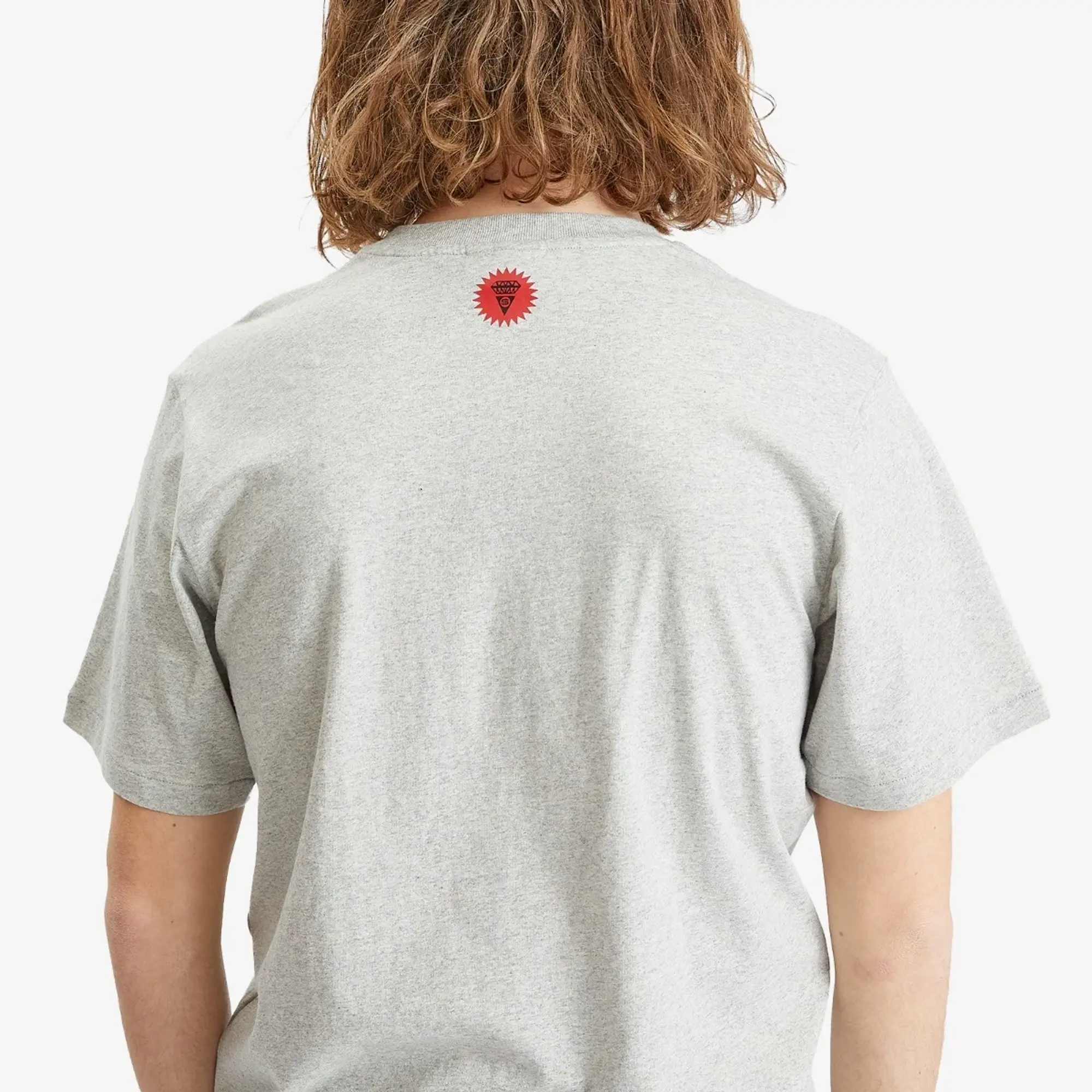 ICECREAM Men's Running Dog T-Shirt Heather Grey