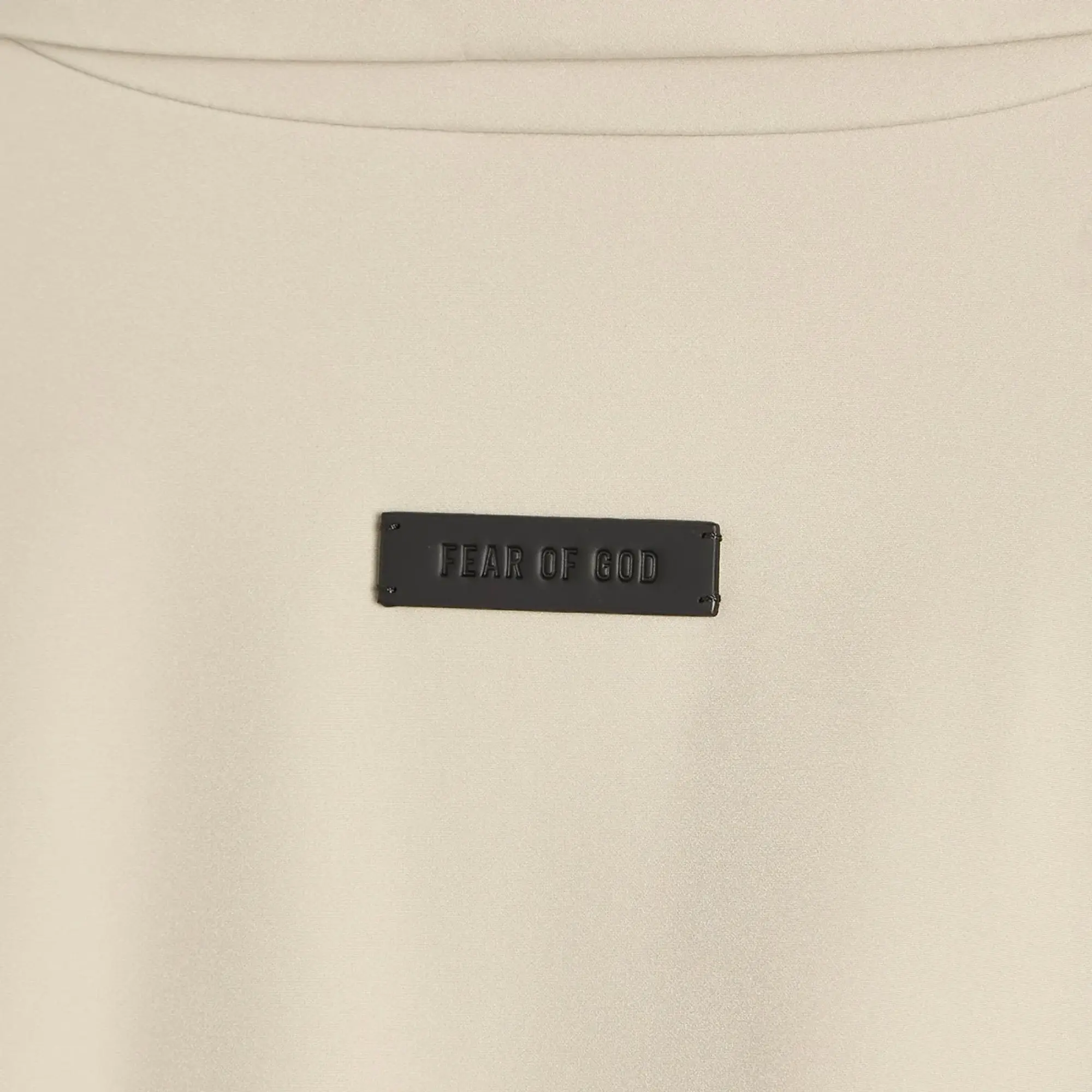 Fear Of God Men's High Neck Technical Track Jacket Cement