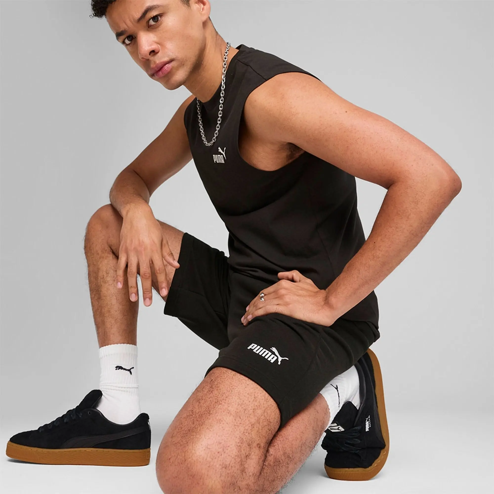 PUMA Essentials No. 1 Logo 10 Shorts Men, Black