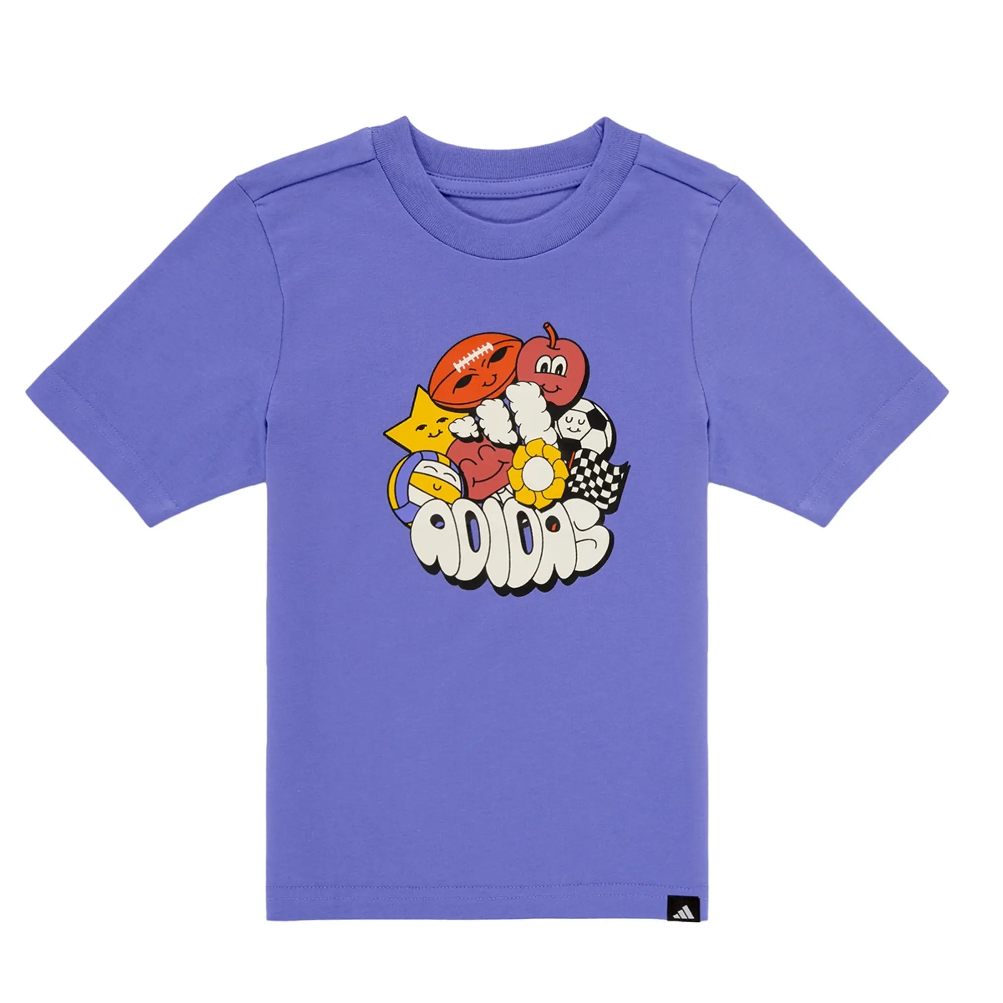 adidas  -  boys's Children's T shirt in Blue