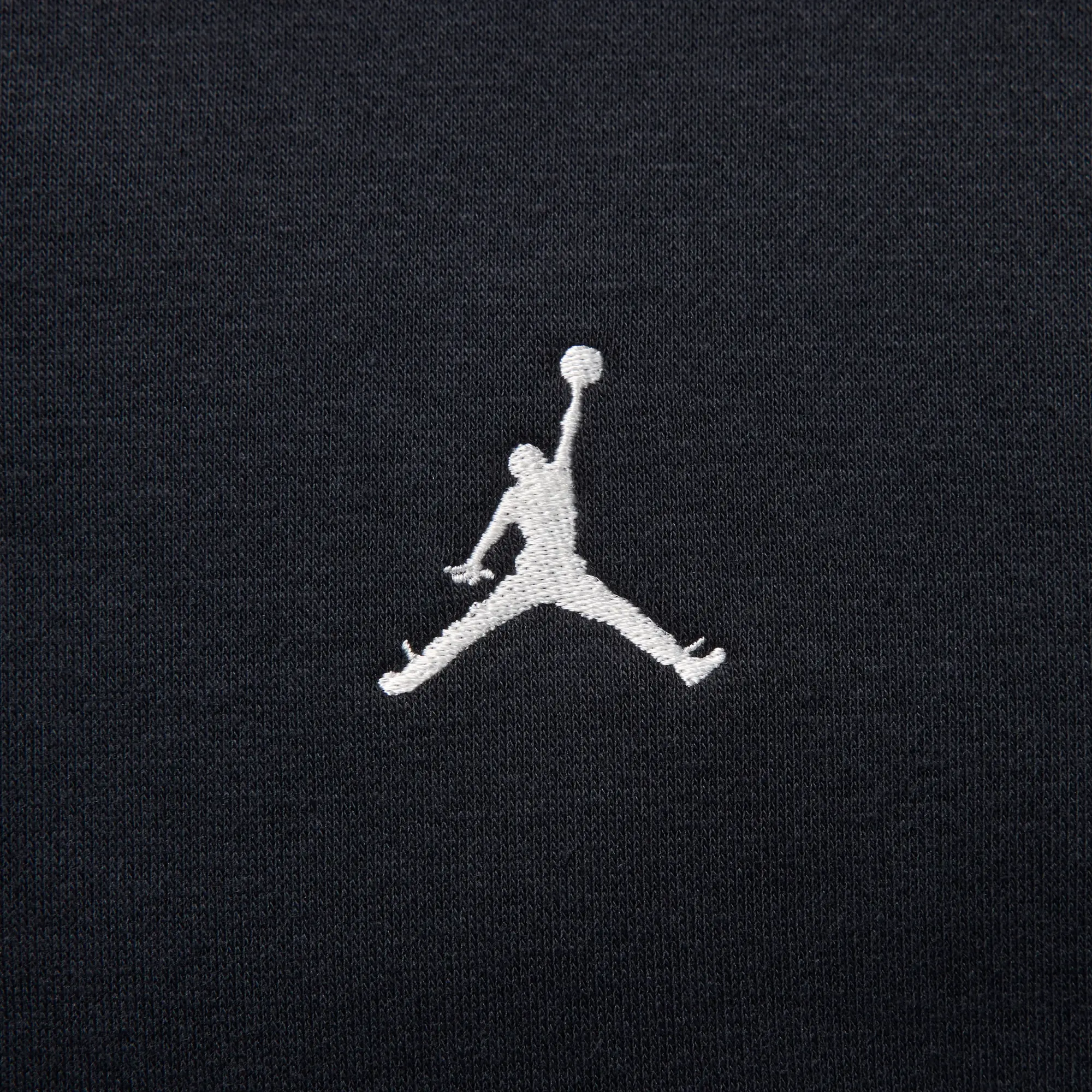 Nike Jordan Brooklyn Fleece Men's Oversized Pullover Hoodie - Black - Cotton/Polyester