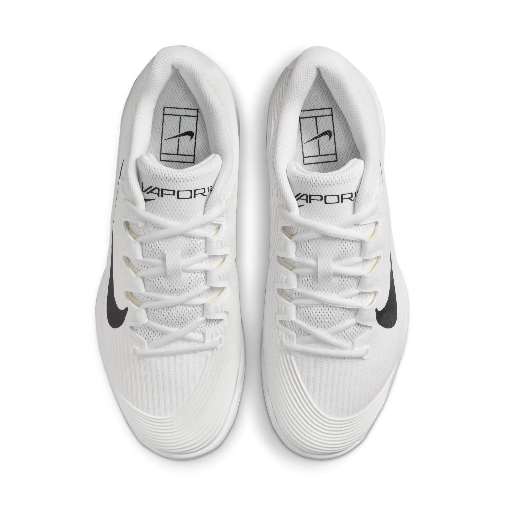 Nike Vapor 12 Women's Hard Court Tennis Shoes - White