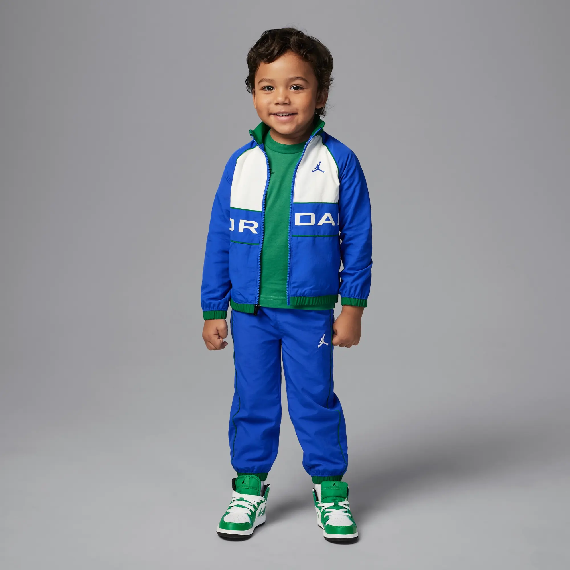 Nike Jordan Toddler 2-Piece Windbreaker Piping Set - Blue - Nylon