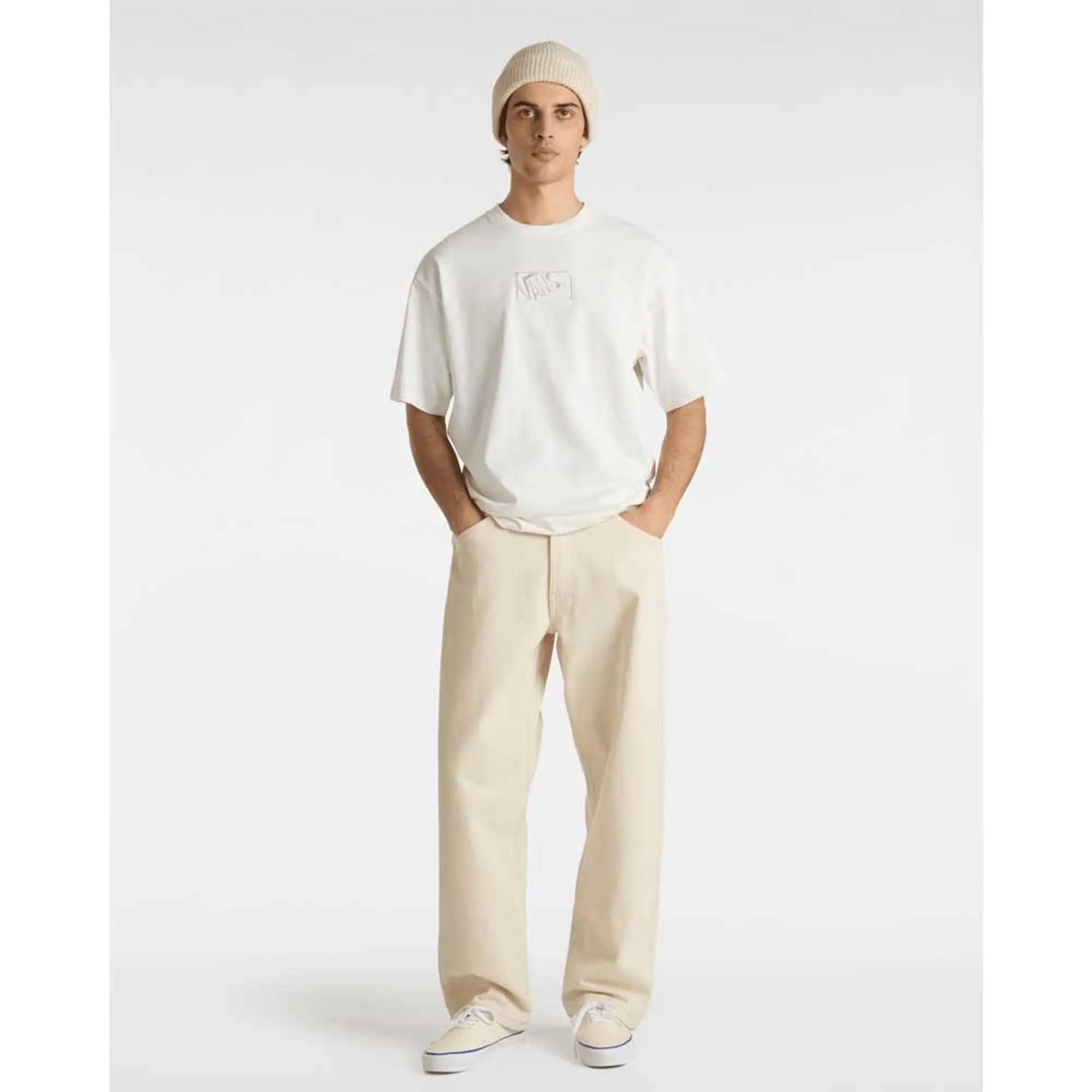 Vans - Blocked Box Loose T-Shirt, Man, White