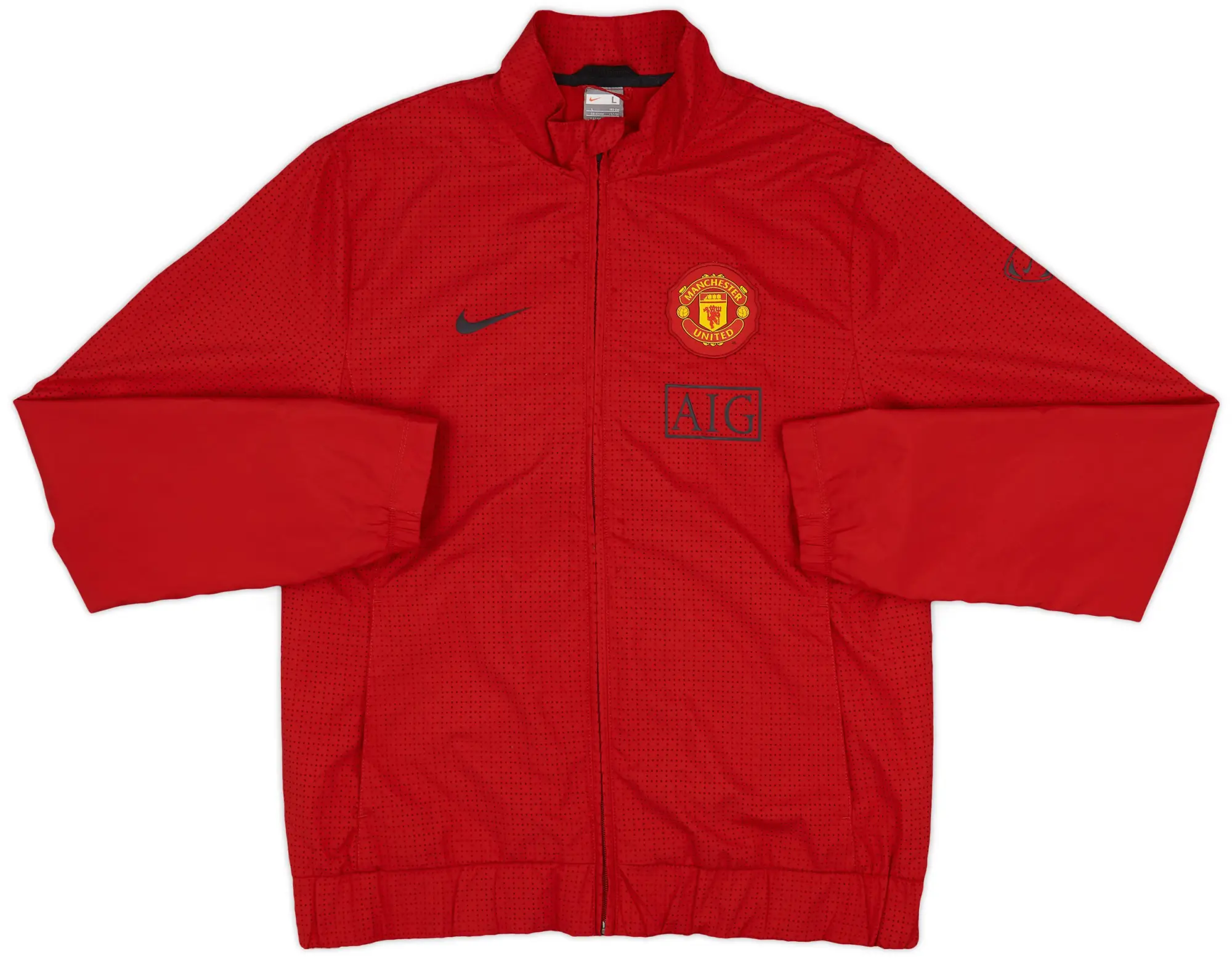 2009-10 Manchester United Nike Track Jacket - 9/10 - (L)