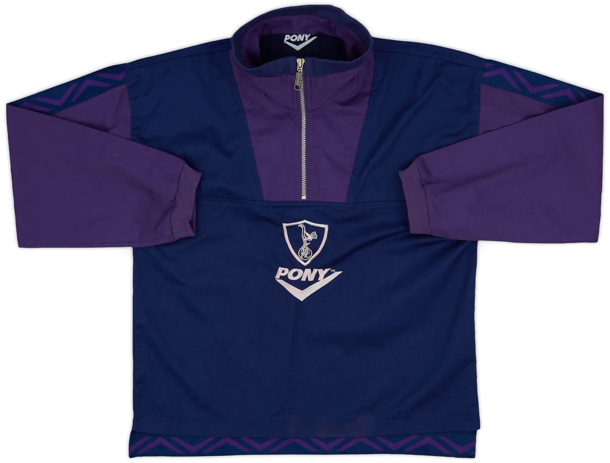 Jacket/Coat 1995-97 Tottenham Pony 1/4 Zip Track Jacket - 9/10 - (M)