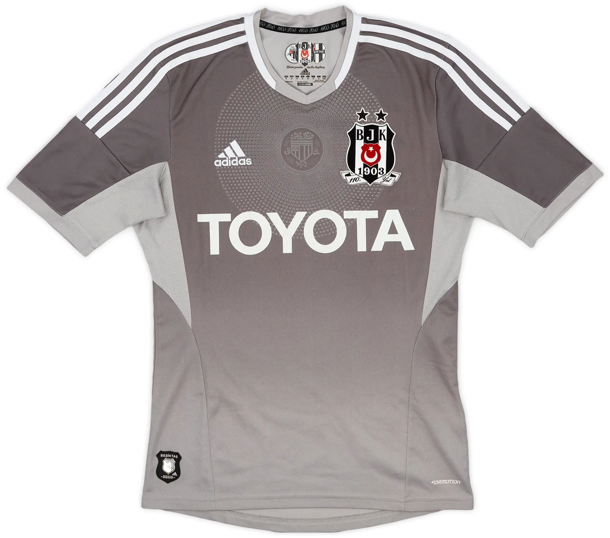 adidas 2013-14 Besiktas '110 yil' Formotion Third Shirt - 6/10 - (M)