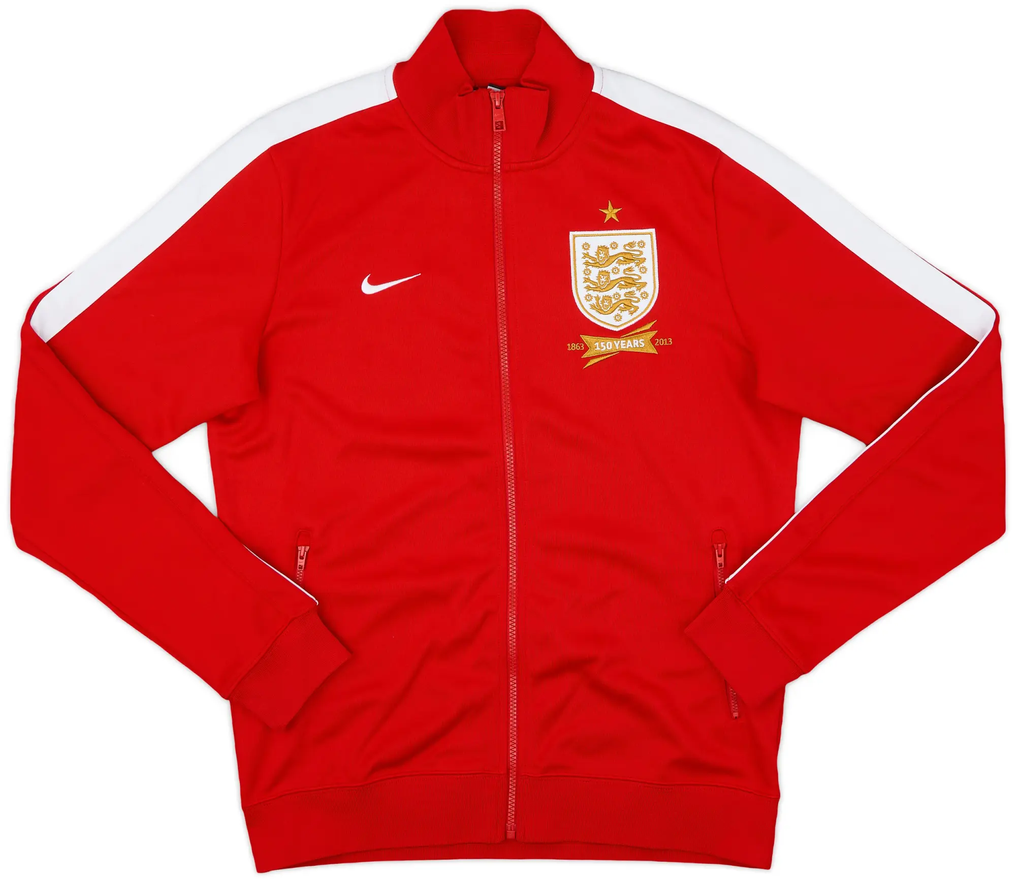 2013-14 England Nike N98 Track Jacket - 8/10 - (M)
